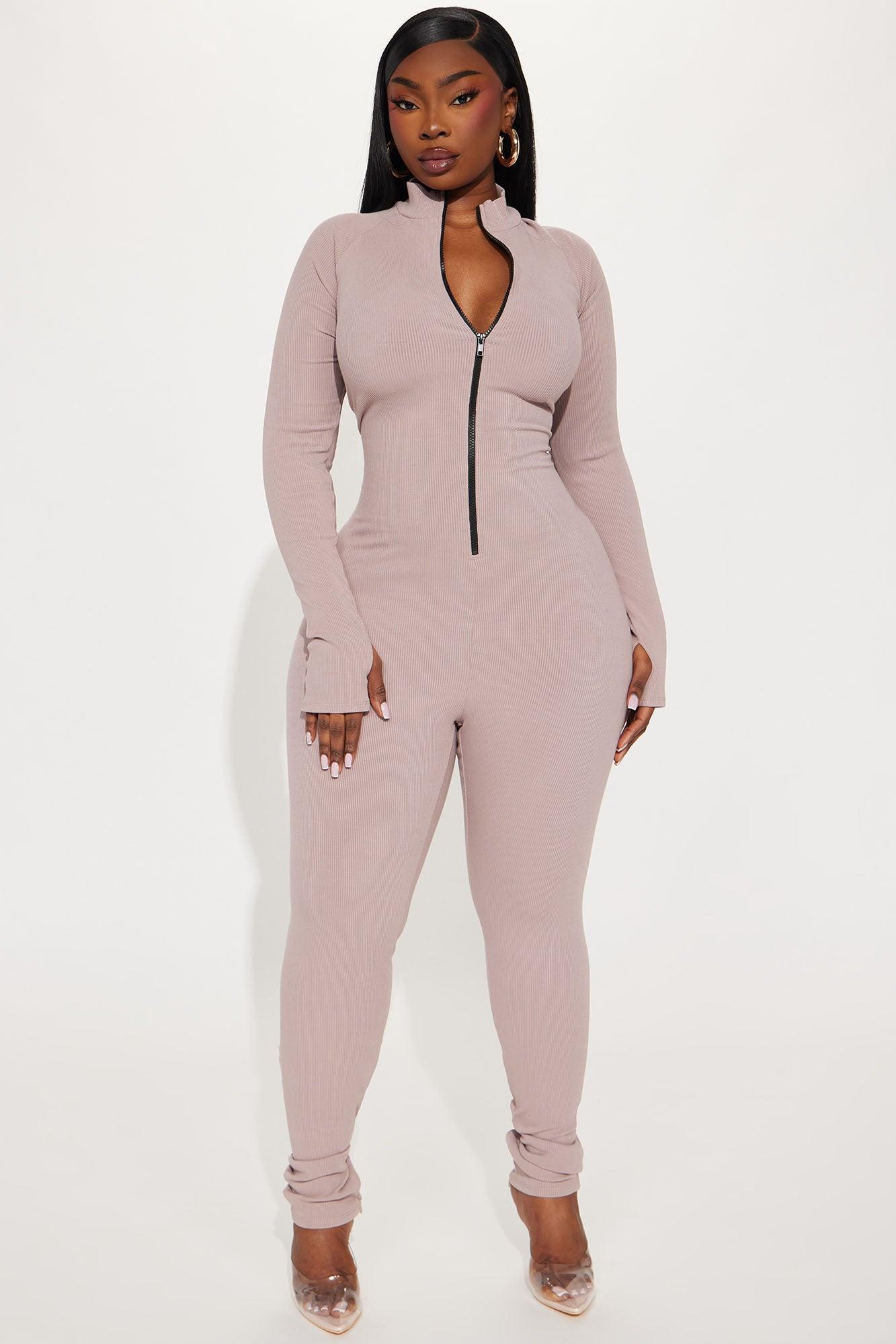 Juliet Snatched Jumpsuit - Sand Product Image