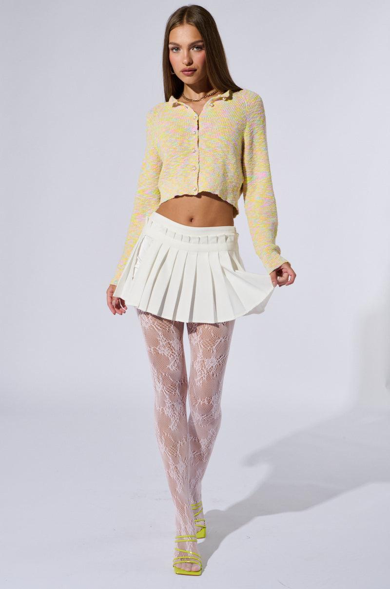 SWEET LIKE SUGAR KNIT CARDIGAN Product Image