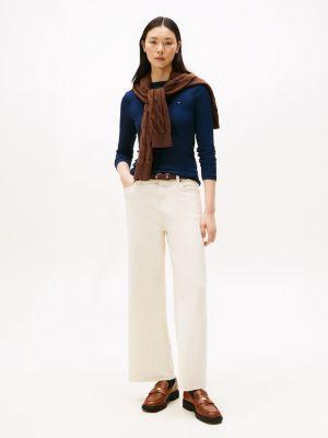 Ribbed Boatneck Top Product Image