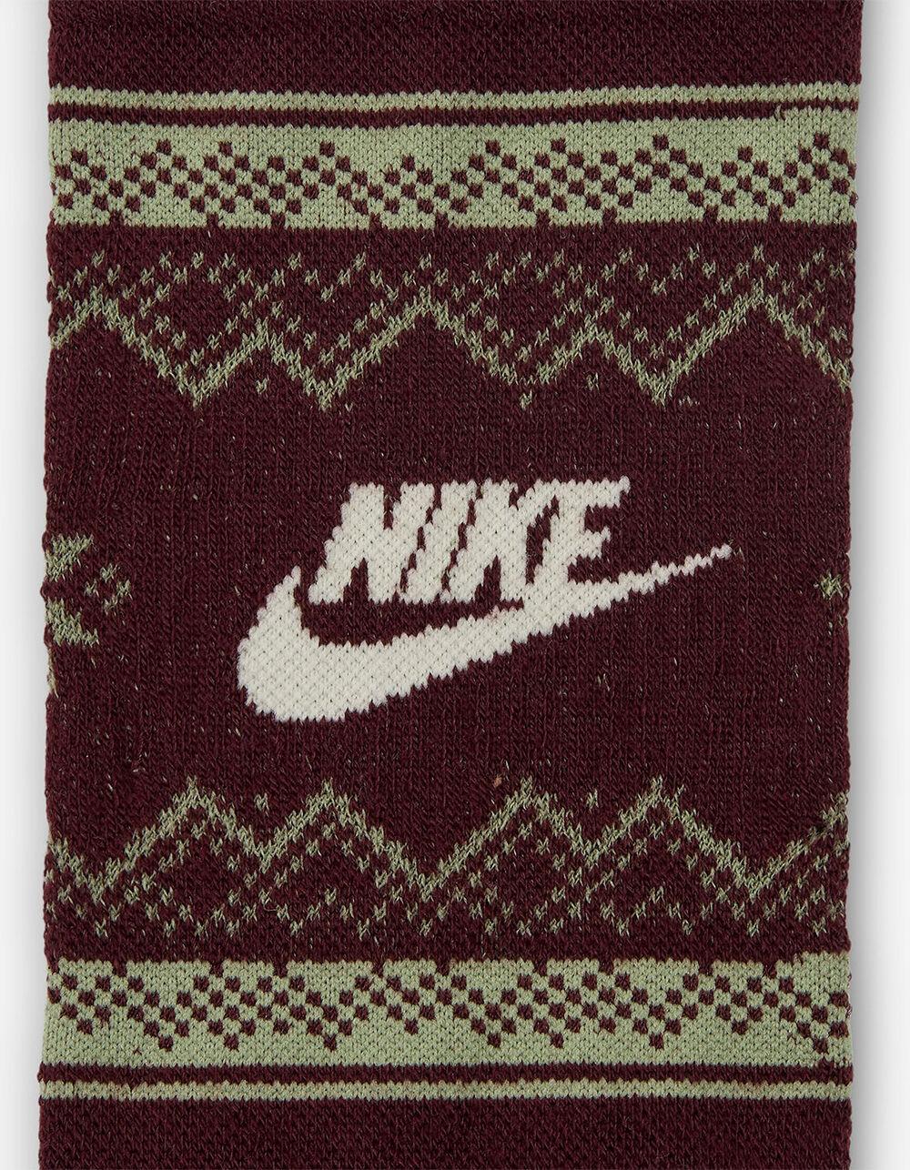 NIKE Everyday Essentials Fair Isle Crew Socks - BLACK COMBO Product Image