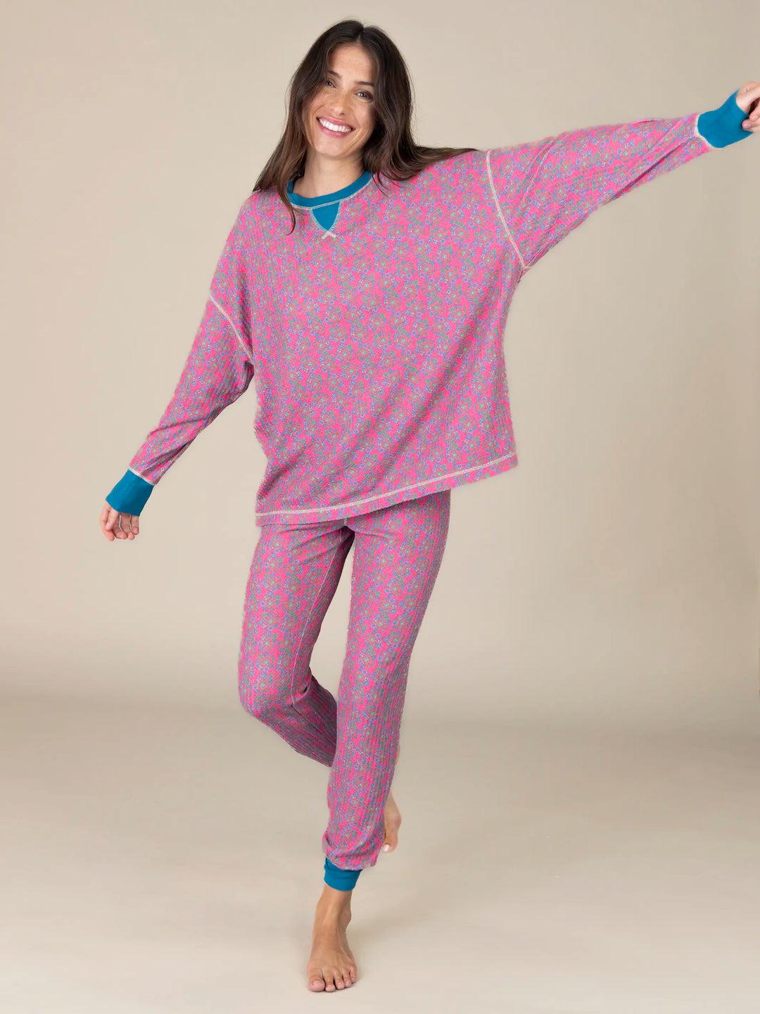 Mix & Match Waffle Pajama Top Product Image
