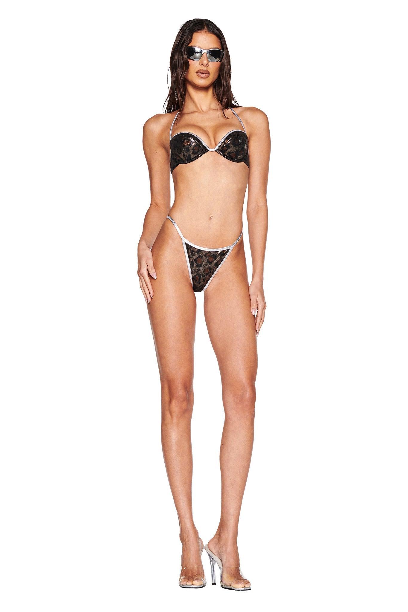 HONEY BIKINI BOTTOM - CLASSIC LEOPARD Product Image