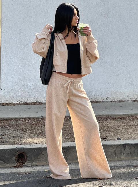 Mindful Low Rise Pant Oat Marle Product Image