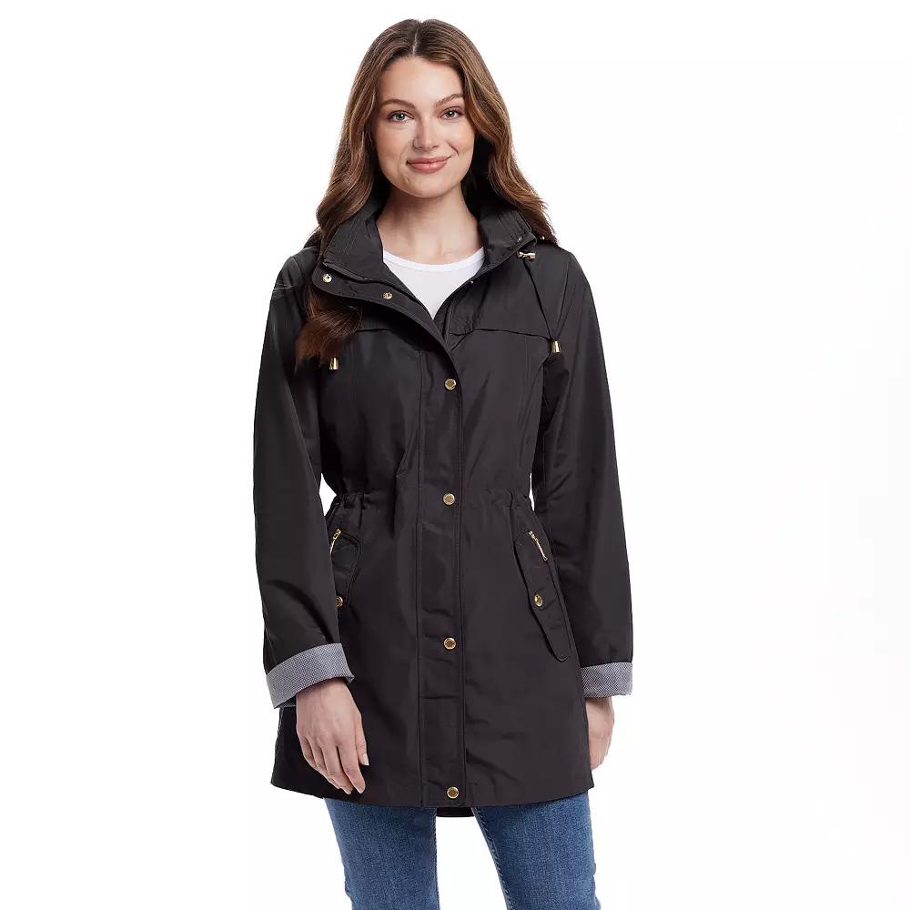Womens Weathercast Hooded Anorak with Turn Back Cuffs Product Image