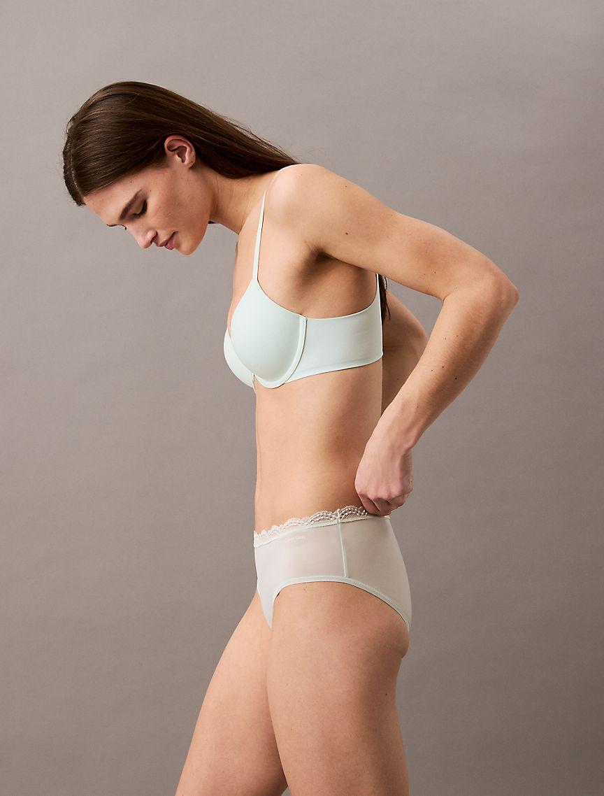 Microfiber Stretch with Lace Hipster Product Image