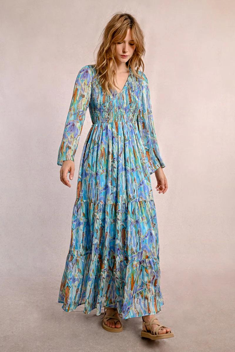 Long Printed Dress Product Image