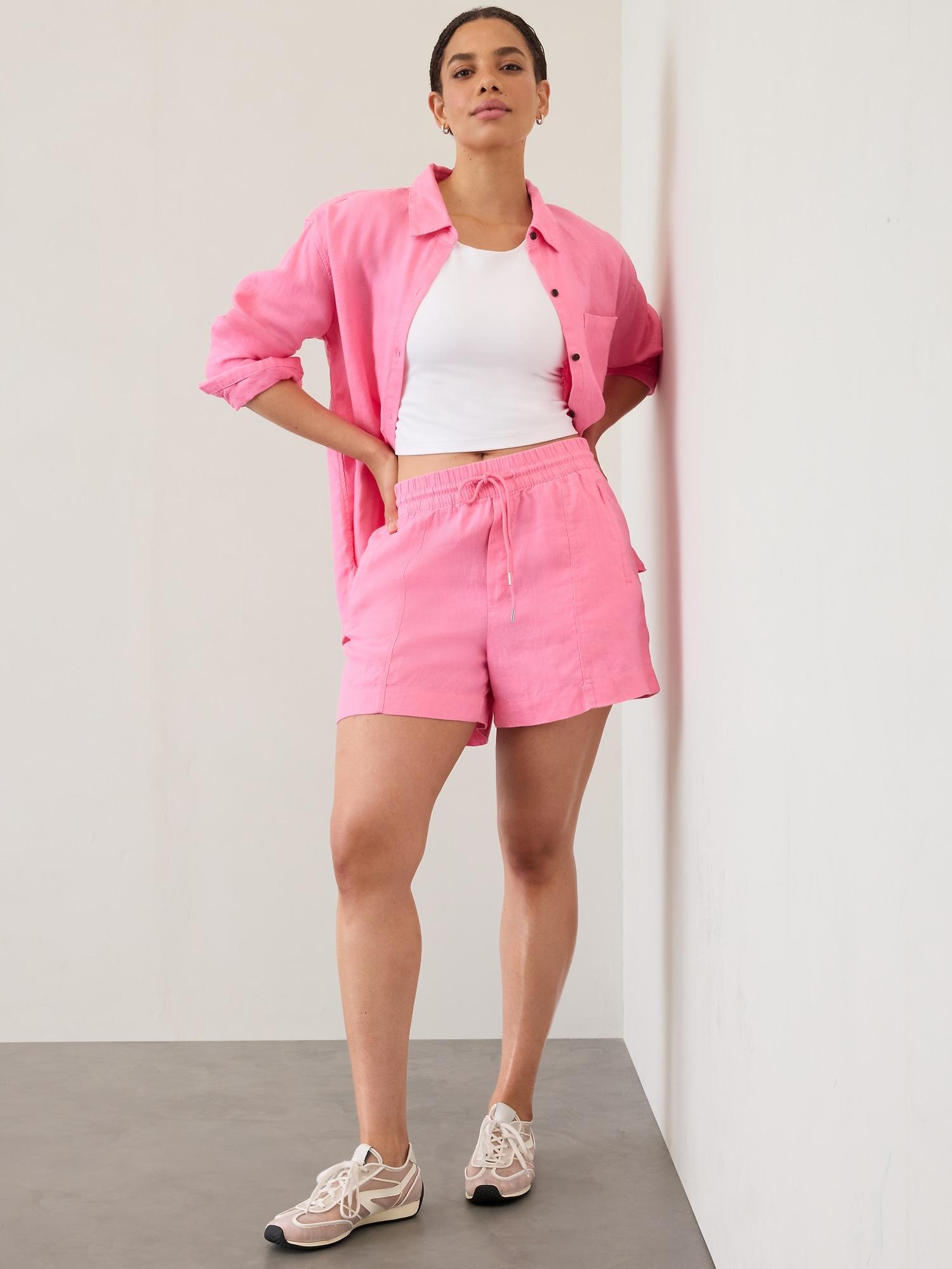 Retreat Linen Mid Rise 4" Short Product Image