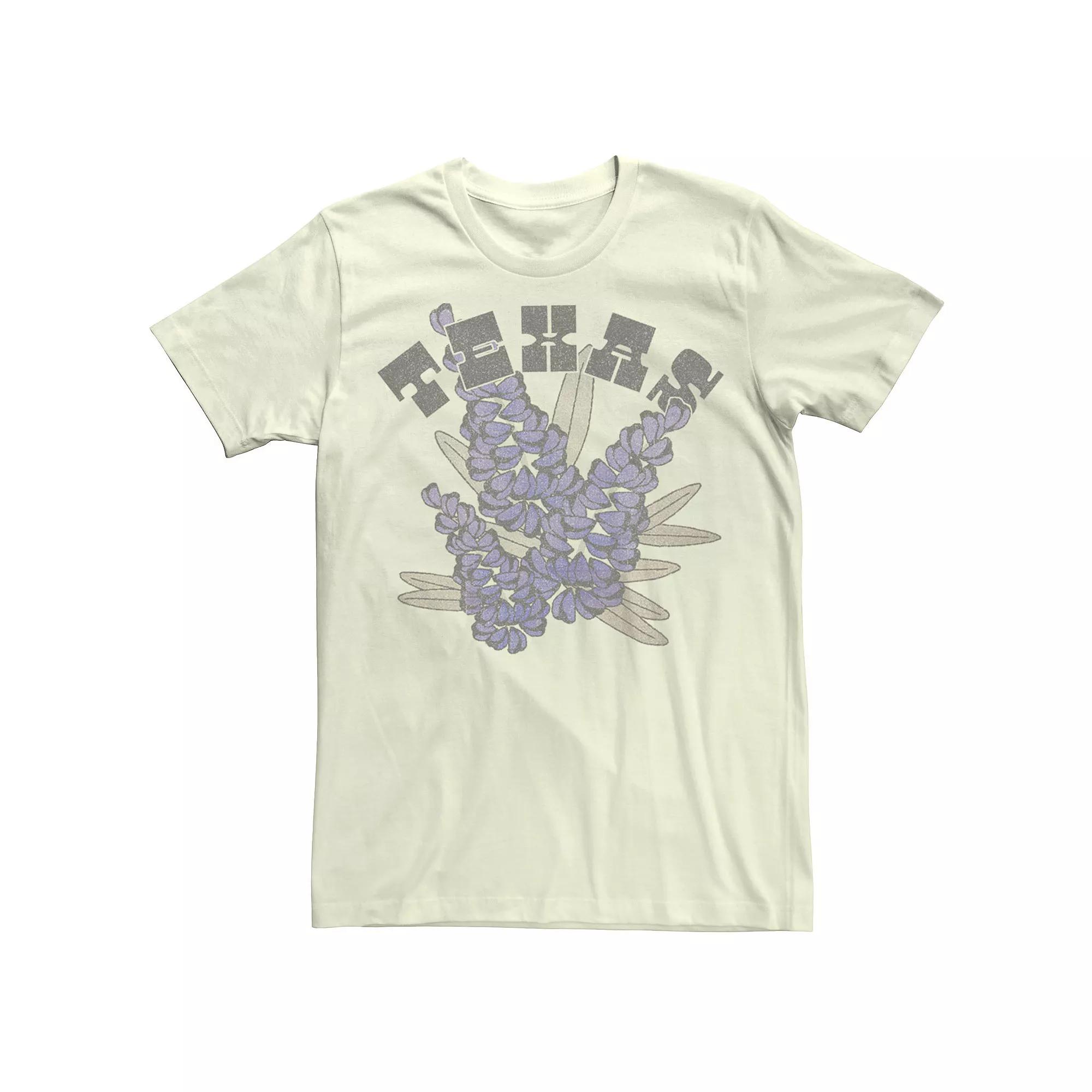 Men's Texas Bluebonnet Sketch Tee,  Product Image