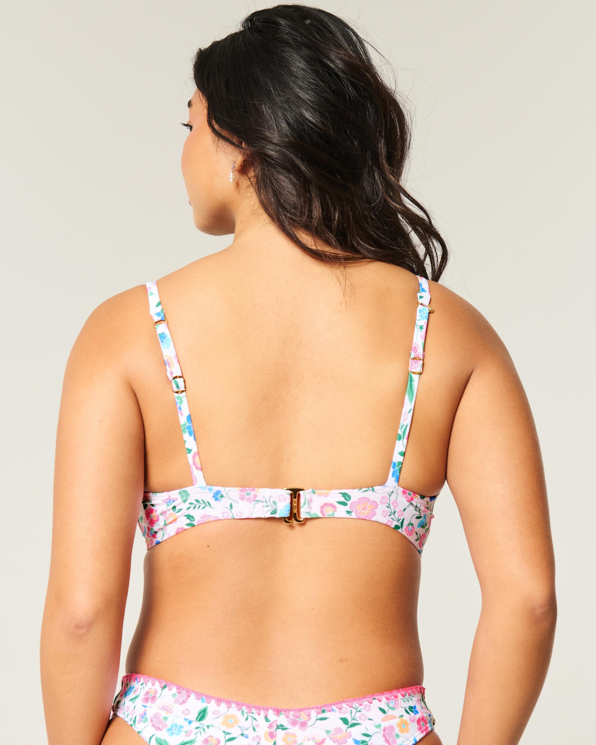 Curvy Plunge Underwire Bikini Top Product Image