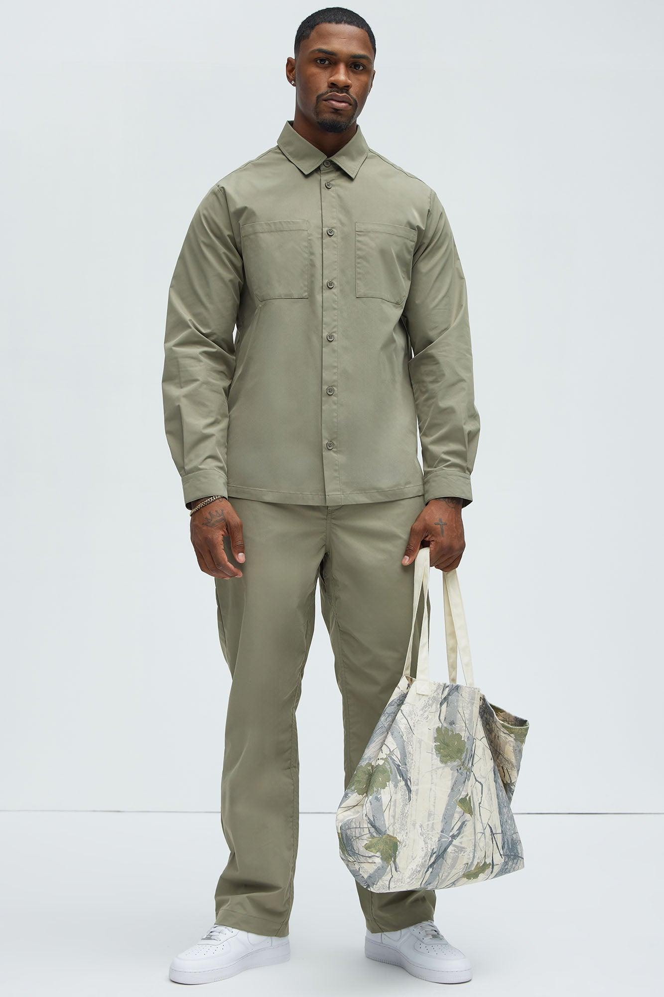 Ansel Tech Shirt - Olive Product Image