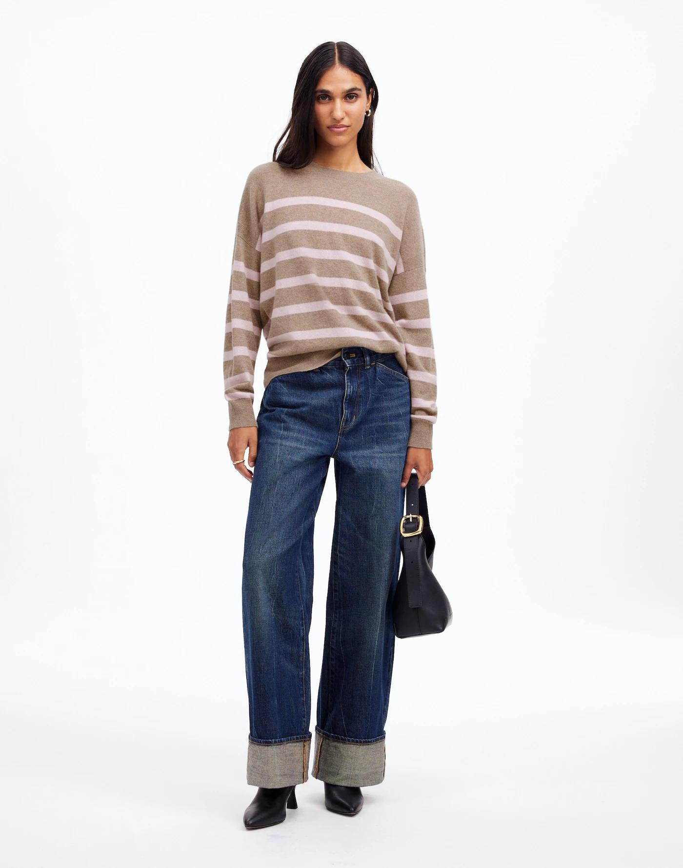 Cashmere Relaxed Crewneck Sweater Product Image