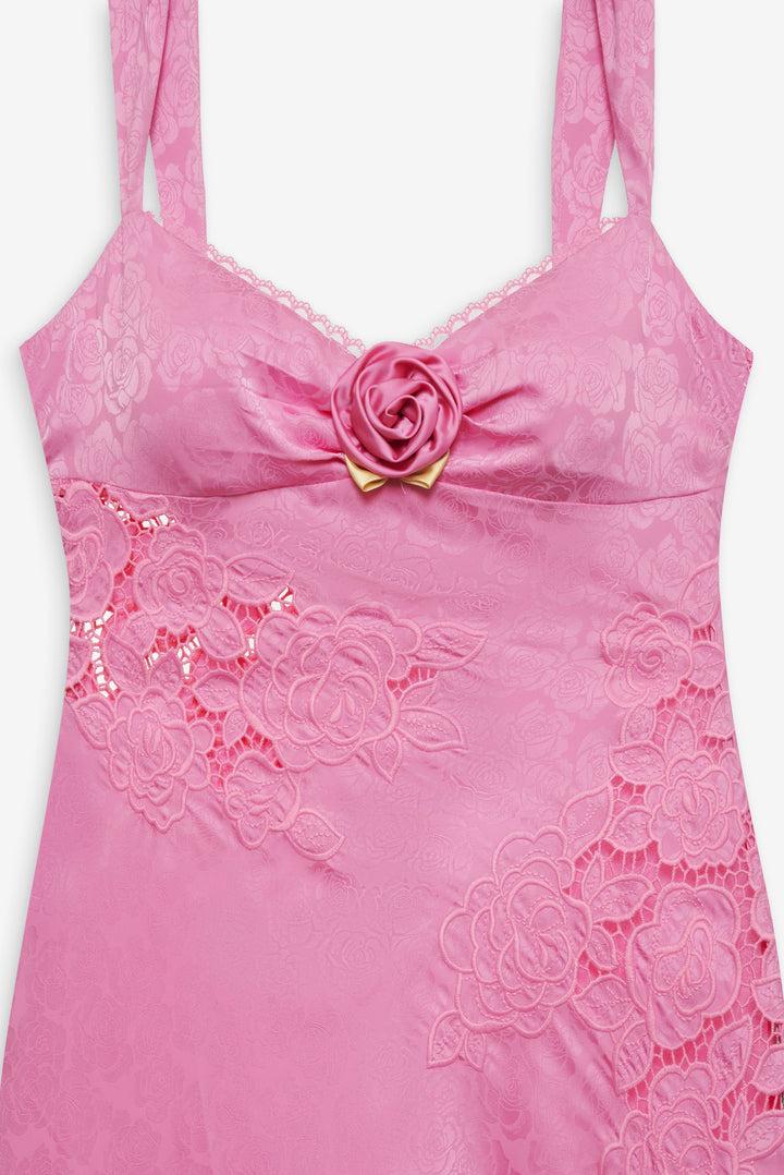 Claudia Mini Dress — Pink Product Image