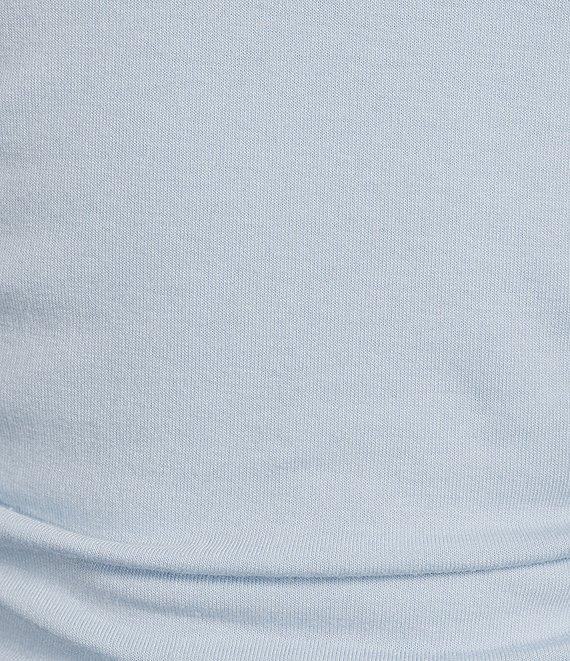 GB Knit Side Ruched Long Sleeve Coordinating Top Product Image