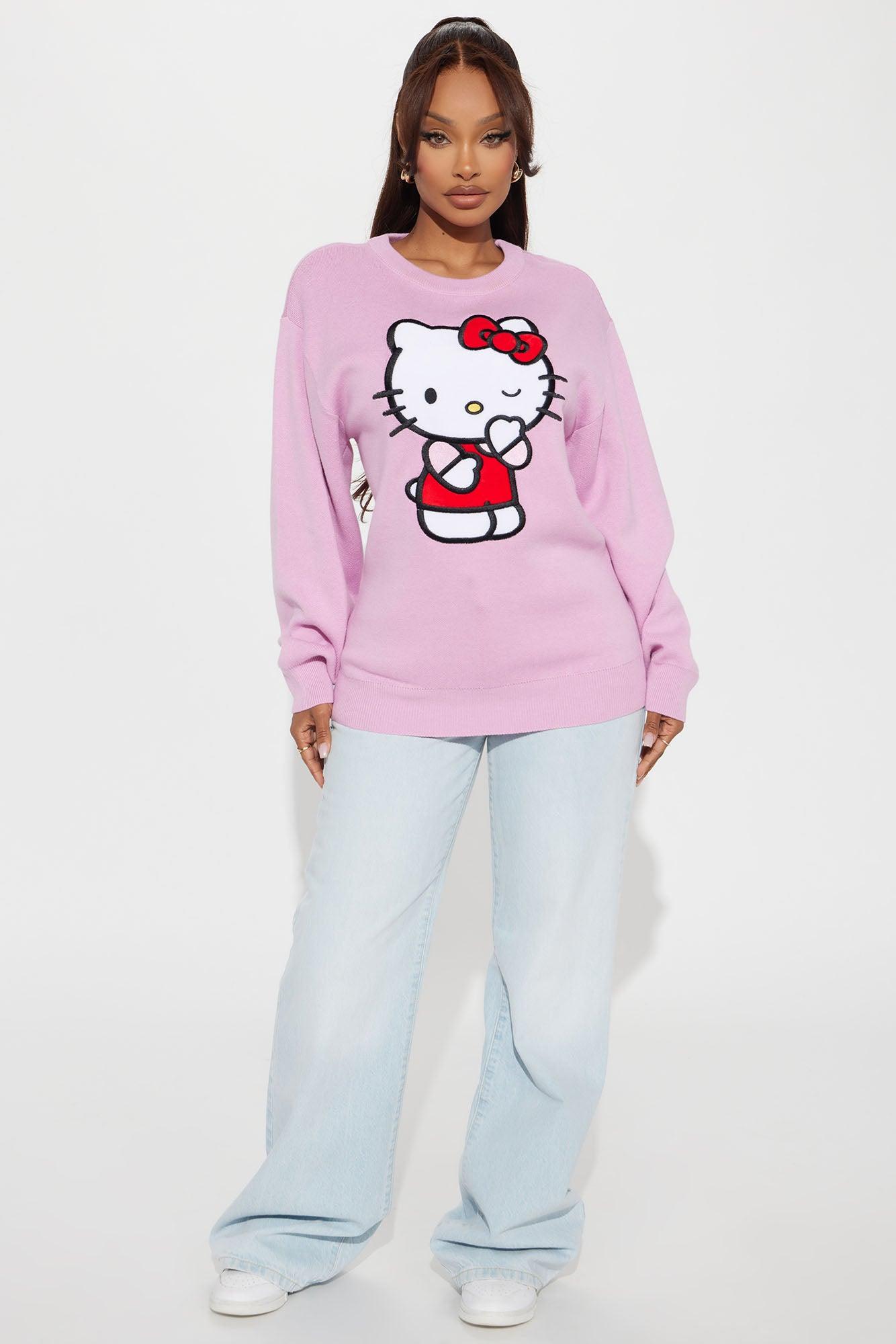 Hello Kitty Wink Sweater - Pink/combo Product Image