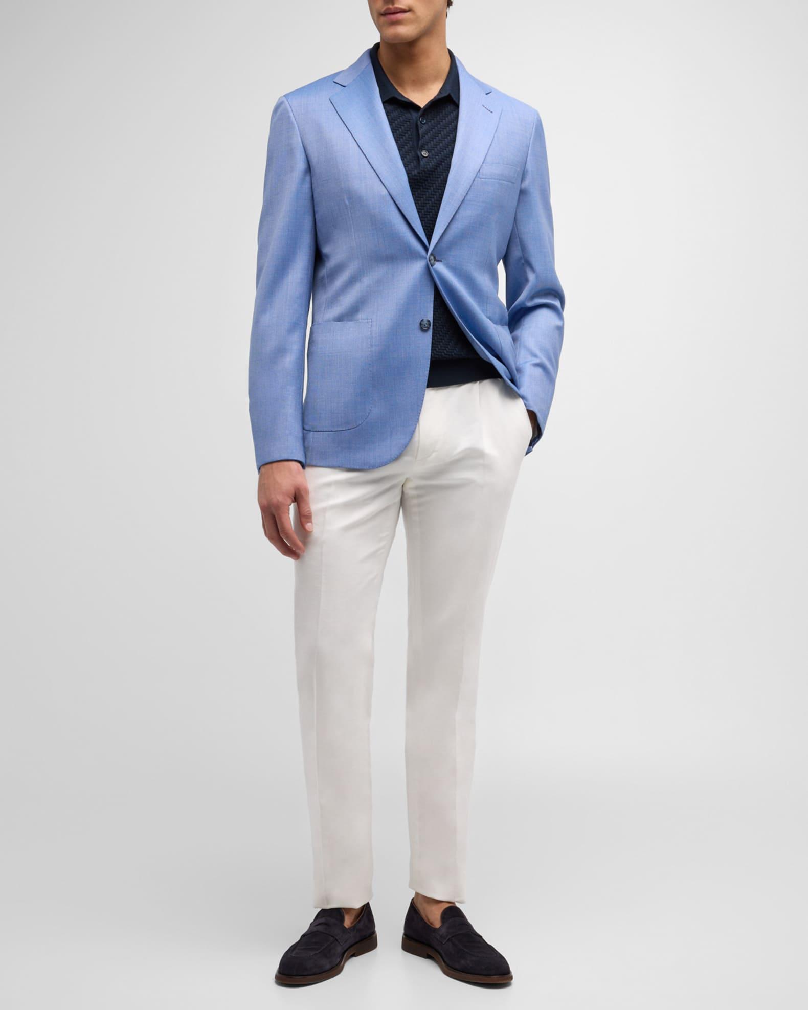 Men's Wool-Silk Blazer Product Image