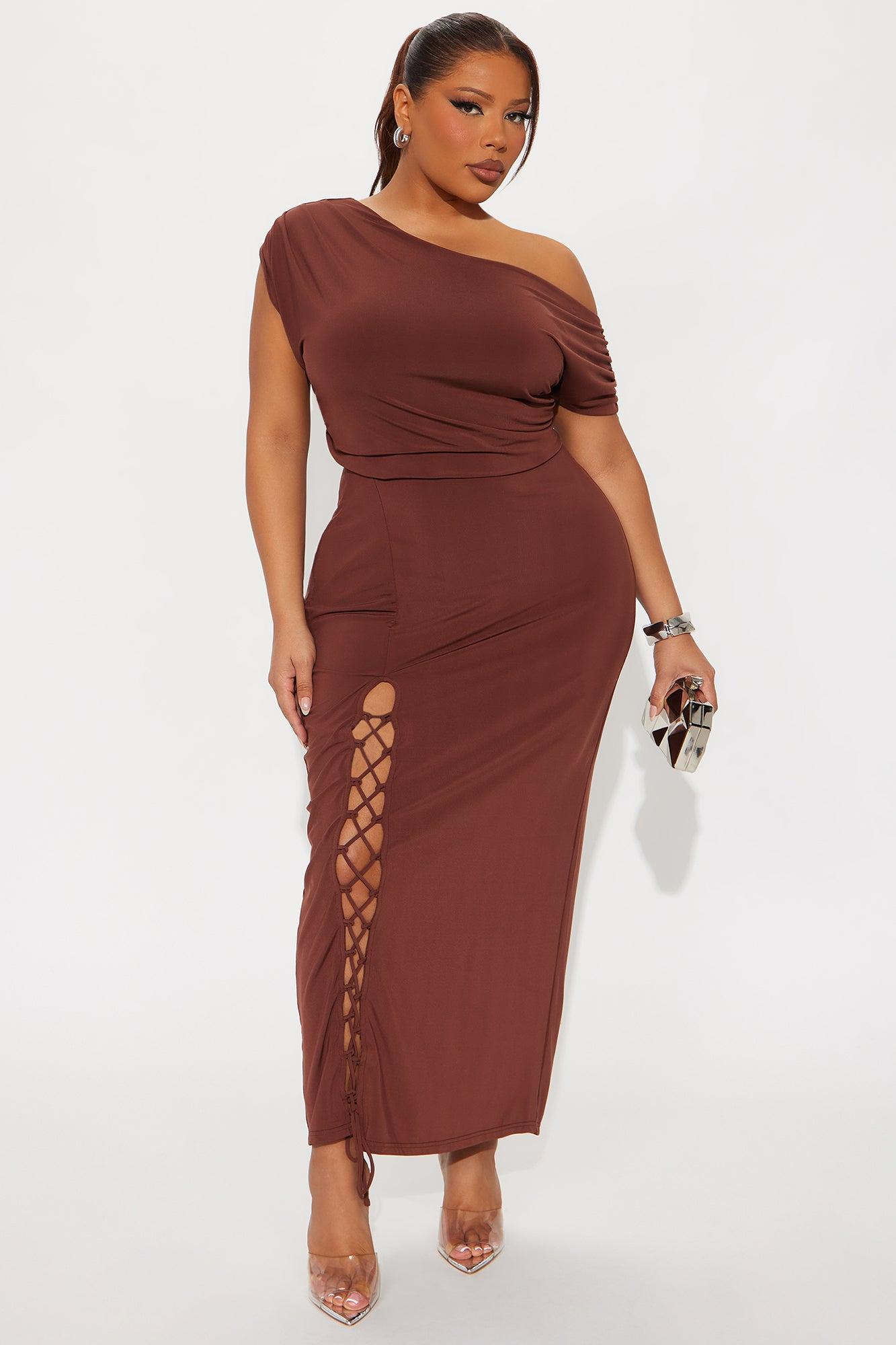 She's a Vision Maxi Dress - Brown Female Product Image