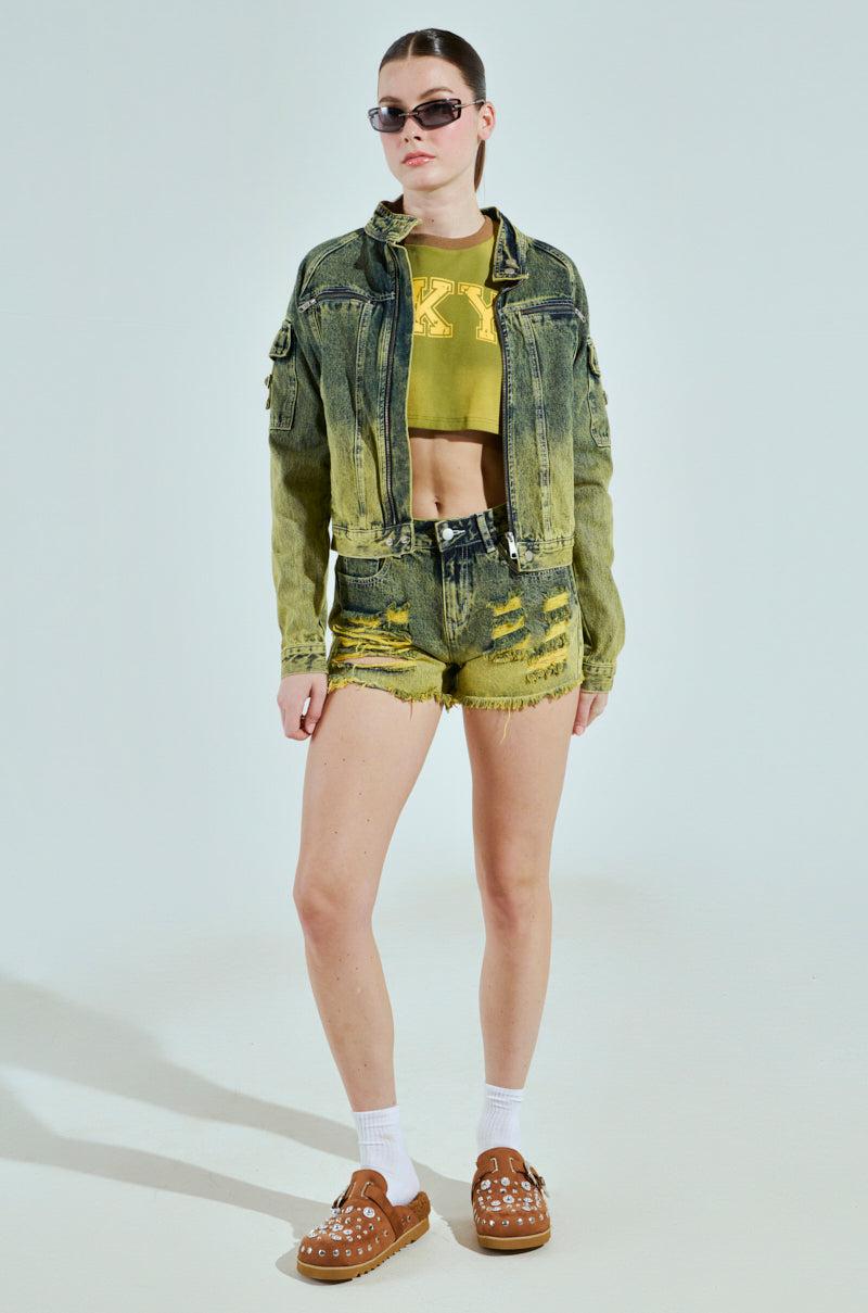 CALL ME CRAZY DENIM MOTO Product Image