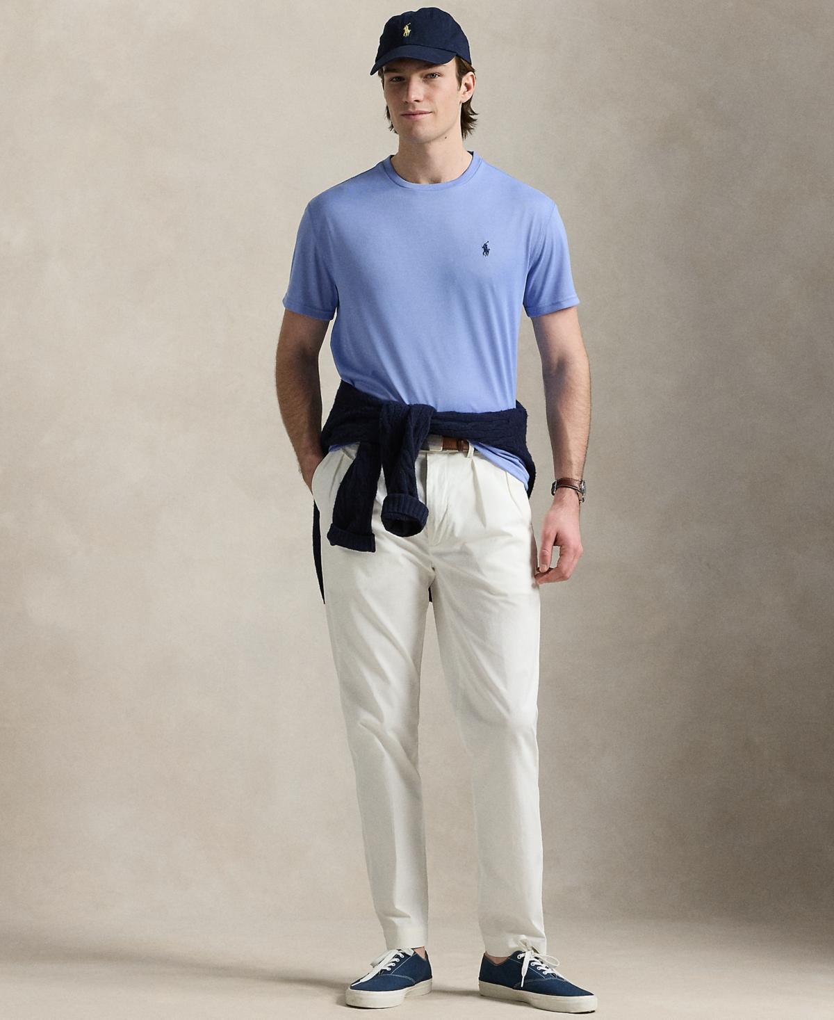 POLO RALPH LAUREN Logo Embroidery T-shirt In Blue Product Image