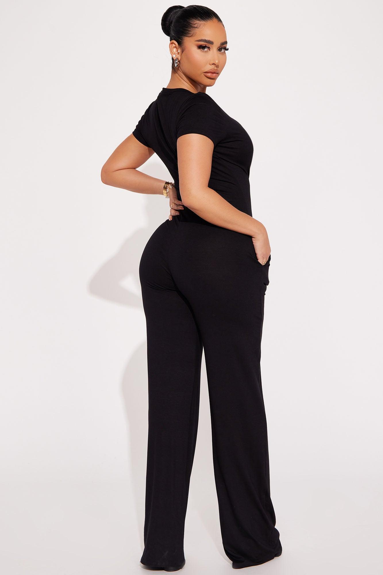 Perfect Weekend Jumpsuit - Black Product Image