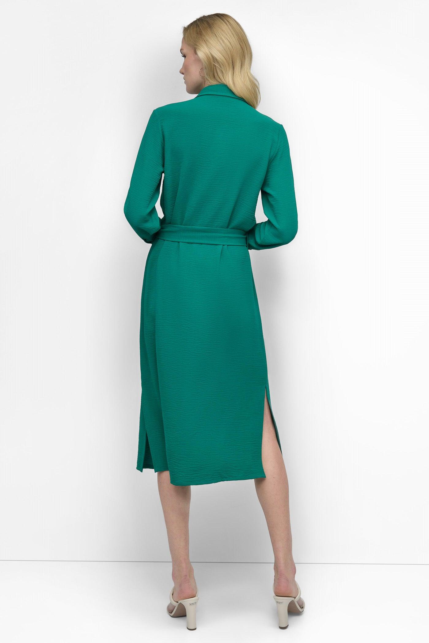 COLLARED BUTTON DRESS Product Image