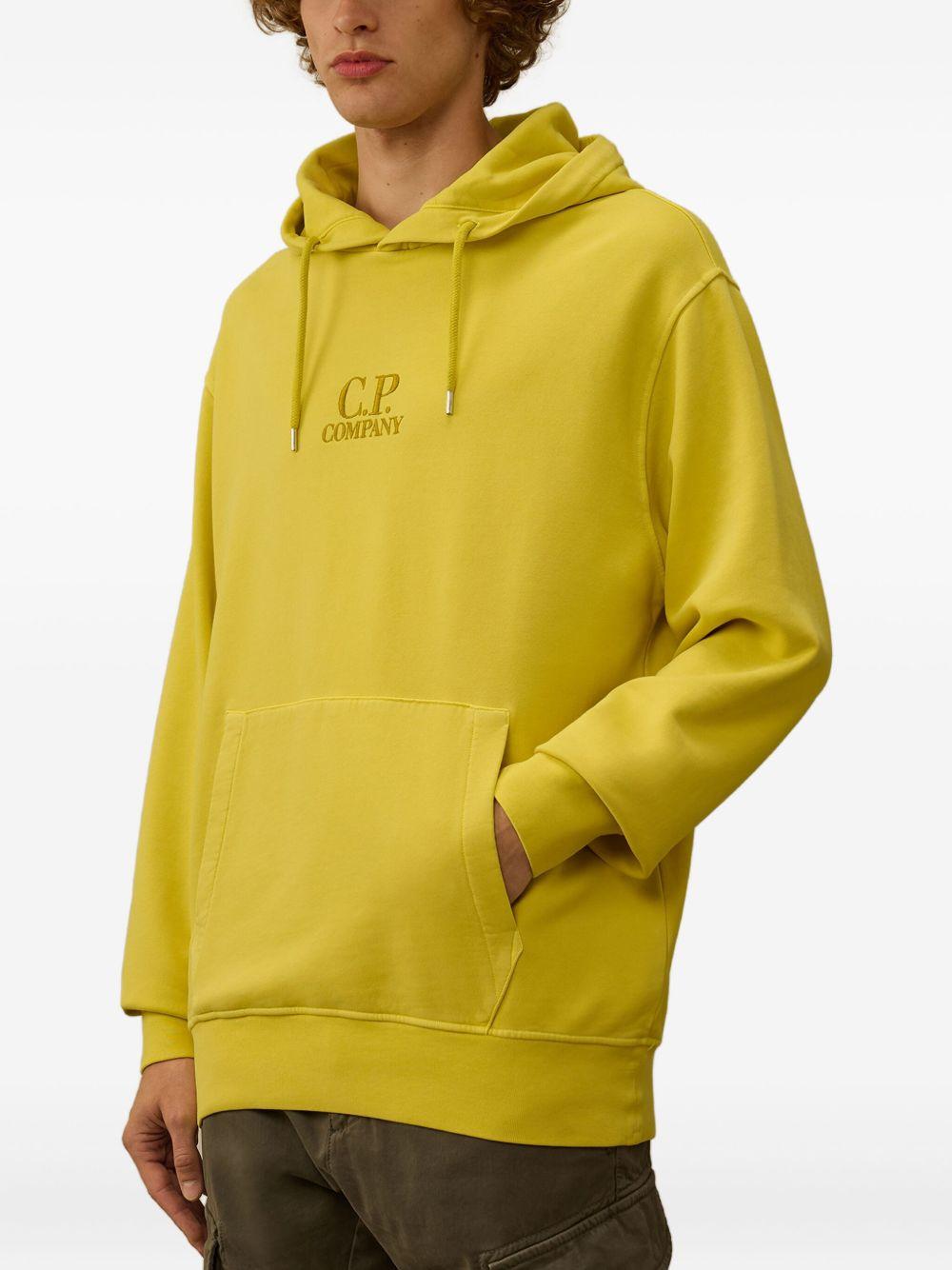 embroidered-logo hoodie Product Image