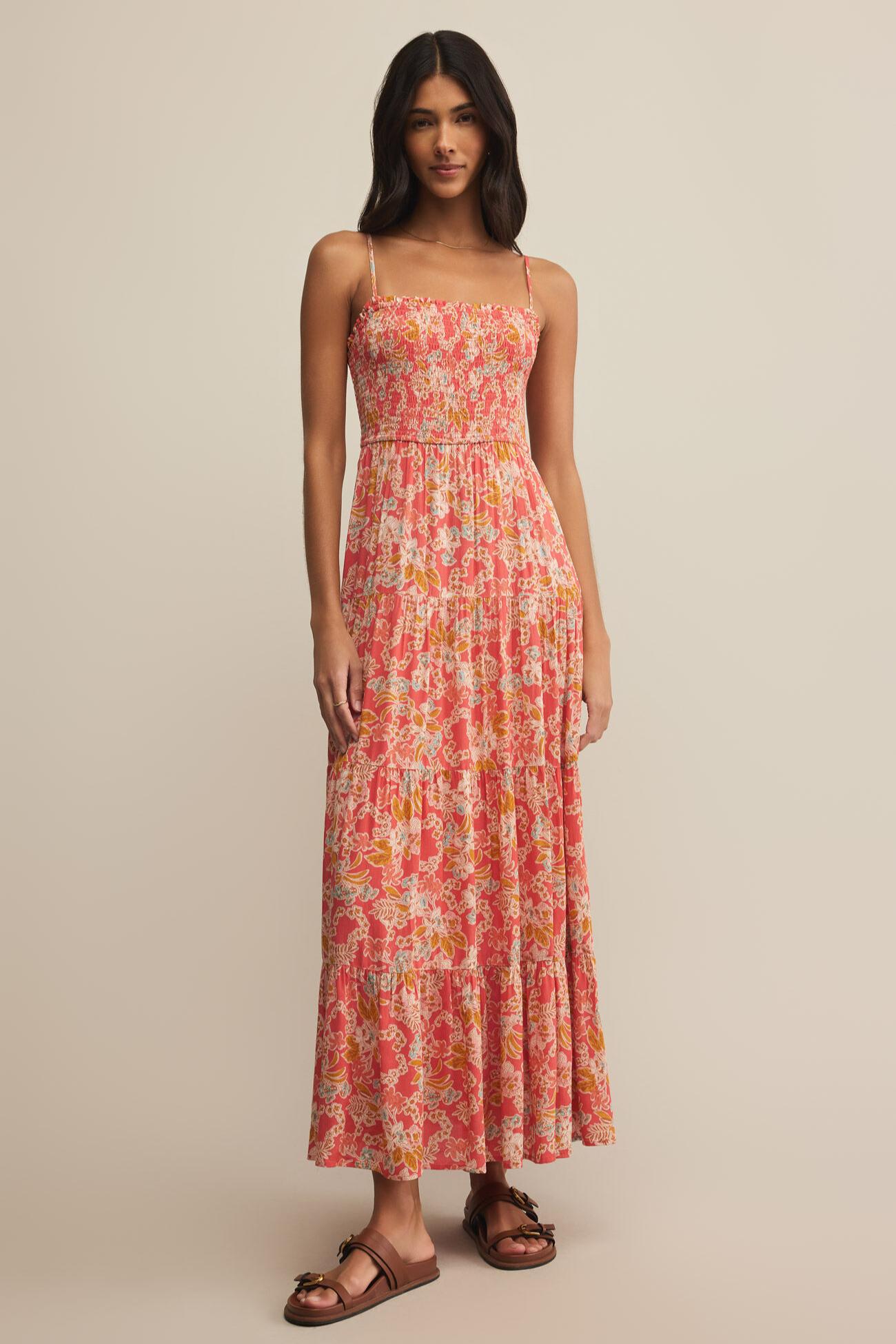Balos Jardin Floral Midi Dress Product Image