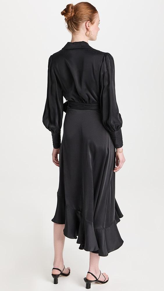 Zimmermann Silk Wrap Midi Dress | Shopbop Product Image