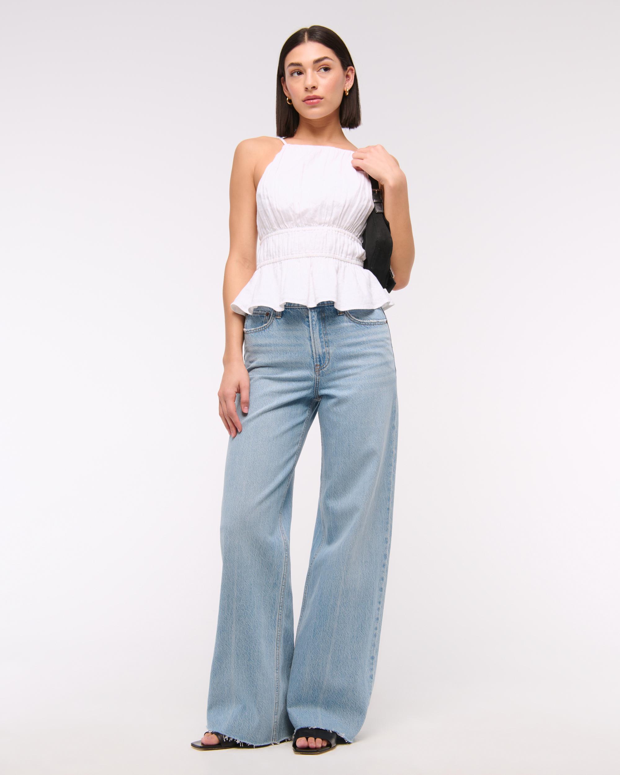 High Rise Wide Leg Jean Product Image