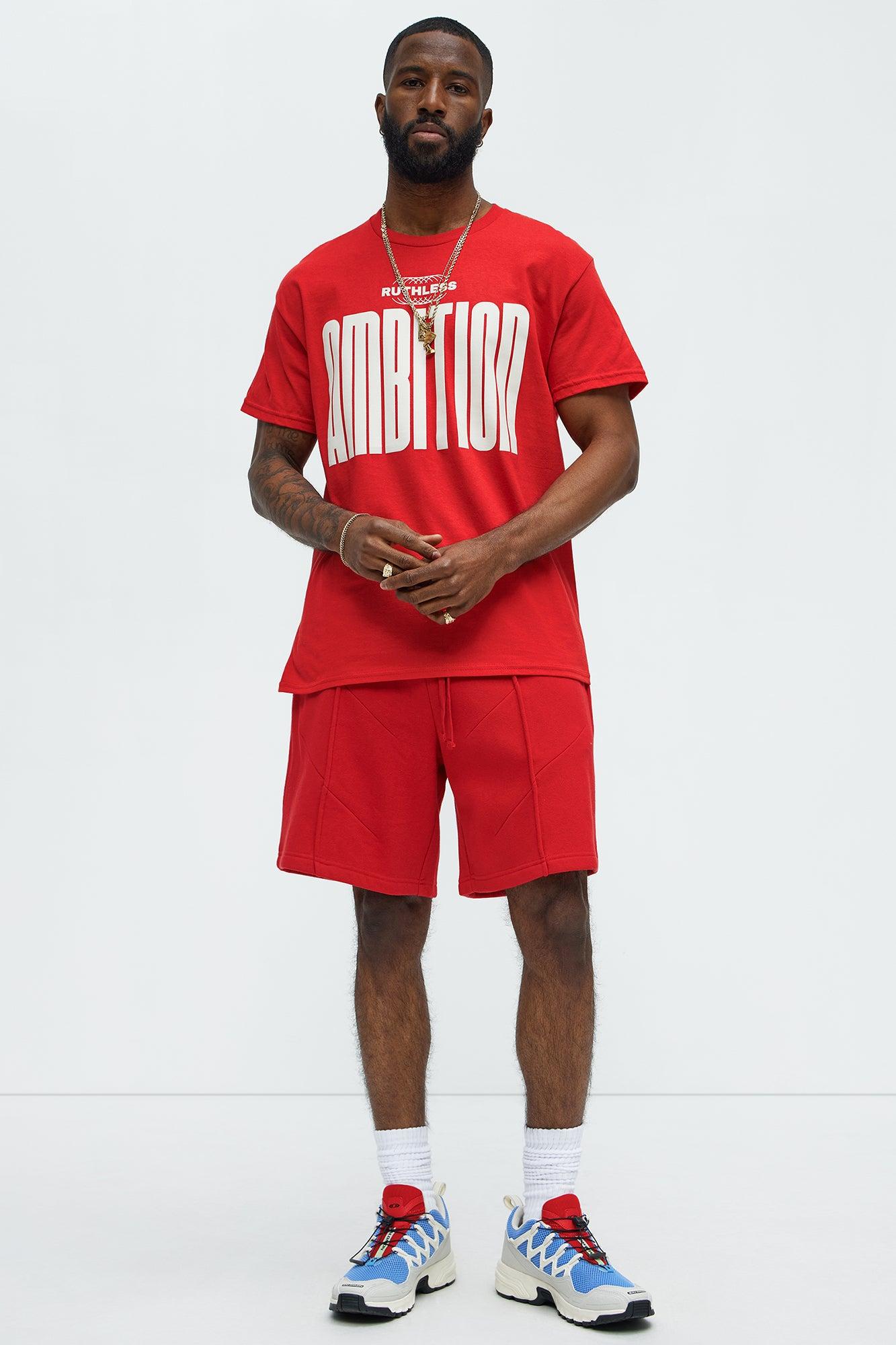 Tyson Dreaming Sweatshorts - Red Product Image