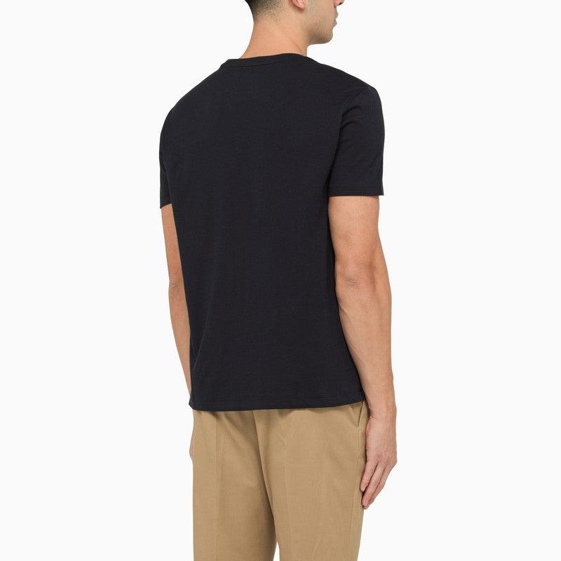 POLO RALPH LAUREN Slim-fit Logo-embroidered Cotton-jersey T-shirt In Navy Product Image