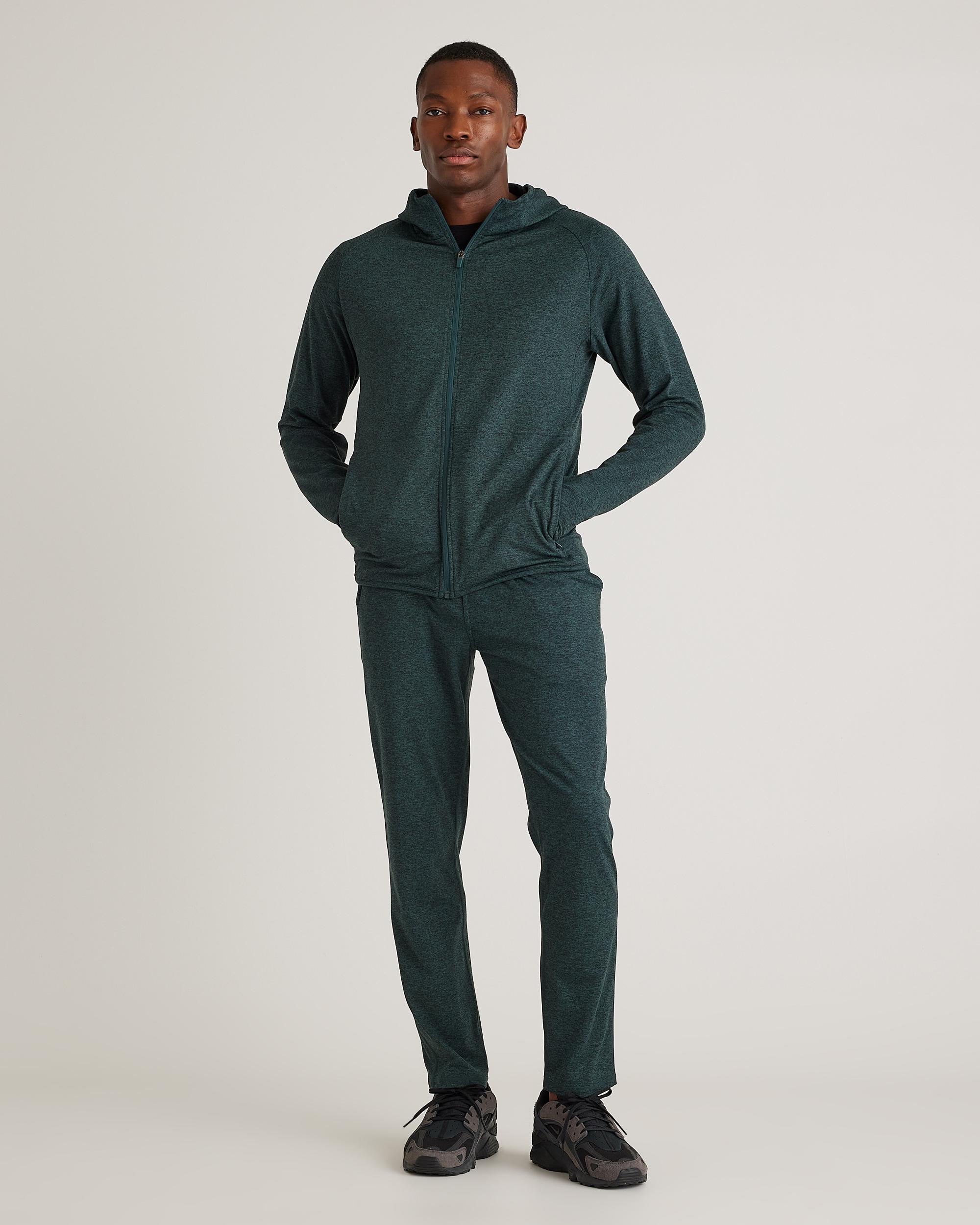 Quince | Men's Super Soft Performance Zip Hoodie Flowknit Activewear, Recycled Polyester Product Image