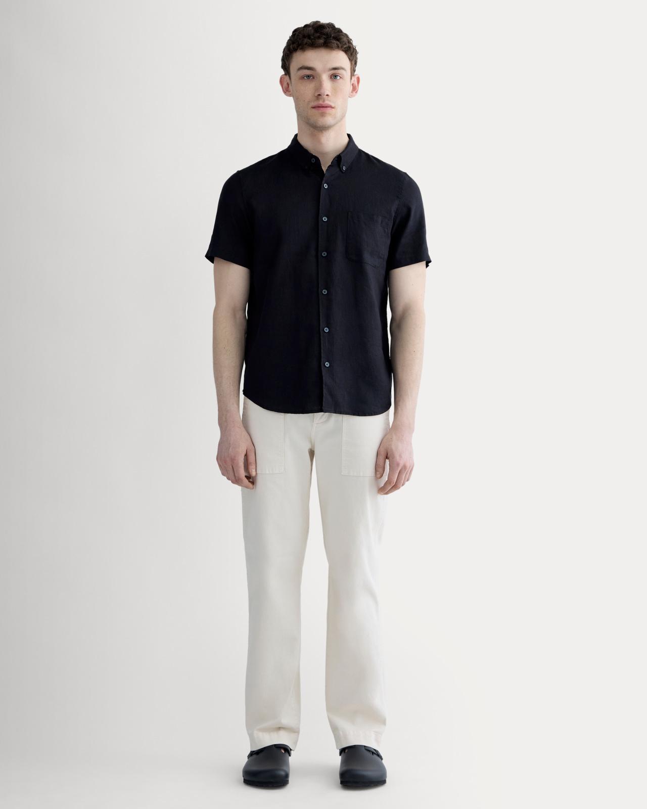 Mens Classic Short-Sleeve Shirt in Linen by Everlane Product Image