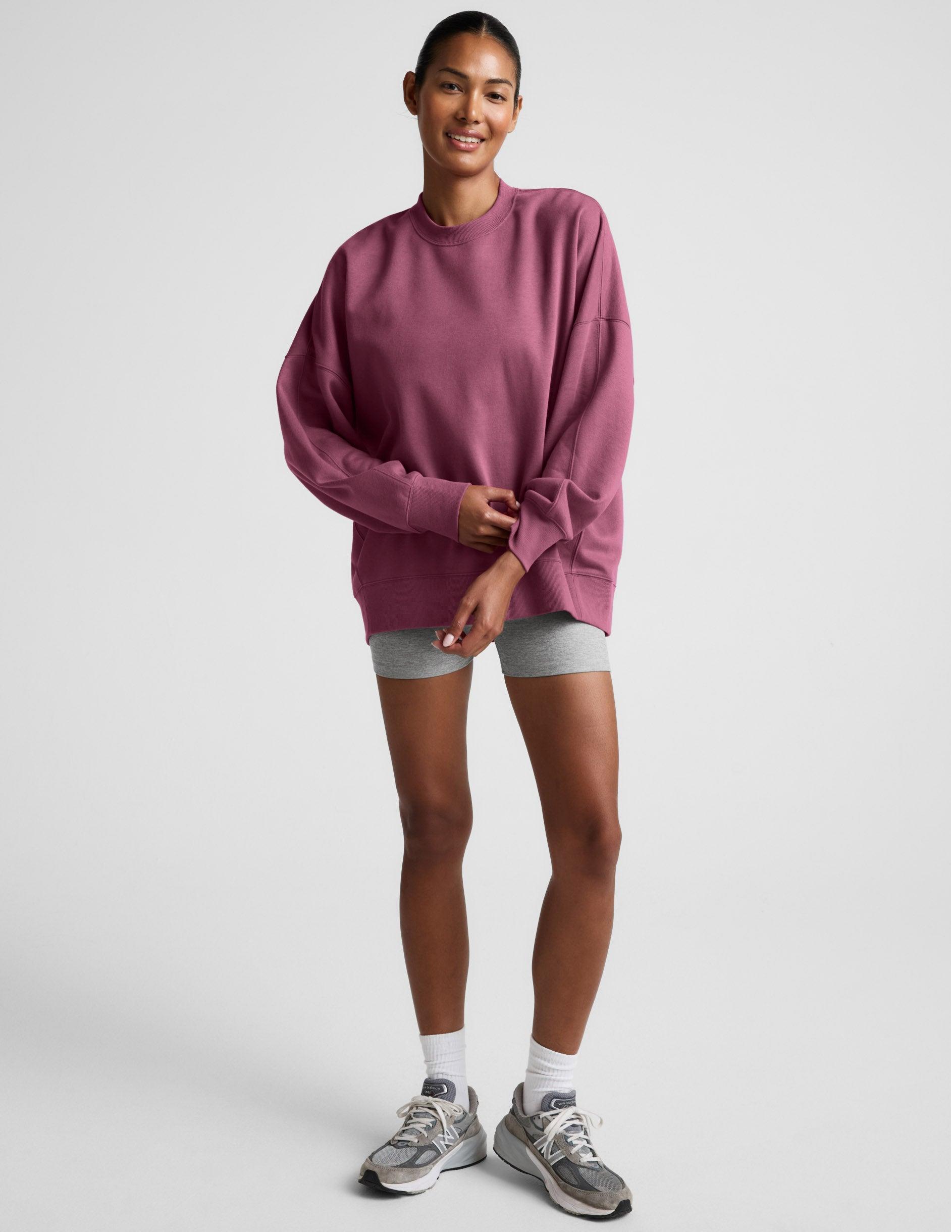 LuxeFleece Oversized Sweatshirt Product Image