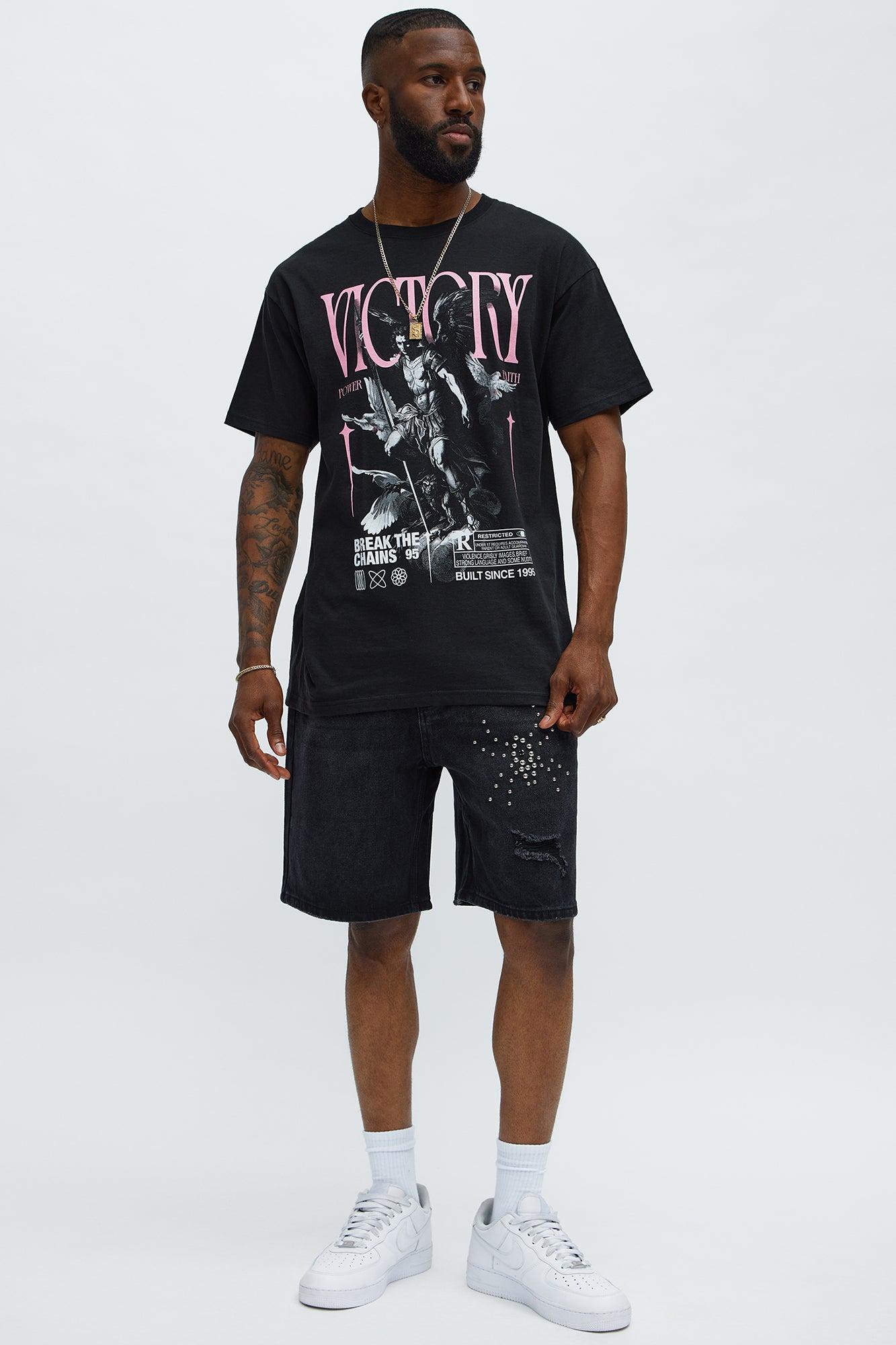 Victory Power Faith Short Sleeve Tee - Black Male Product Image