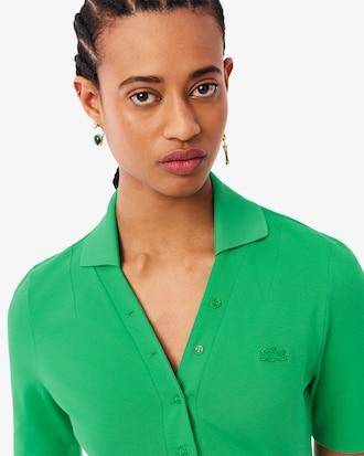 Runway Slim Fit Mini Piqué Polo Product Image