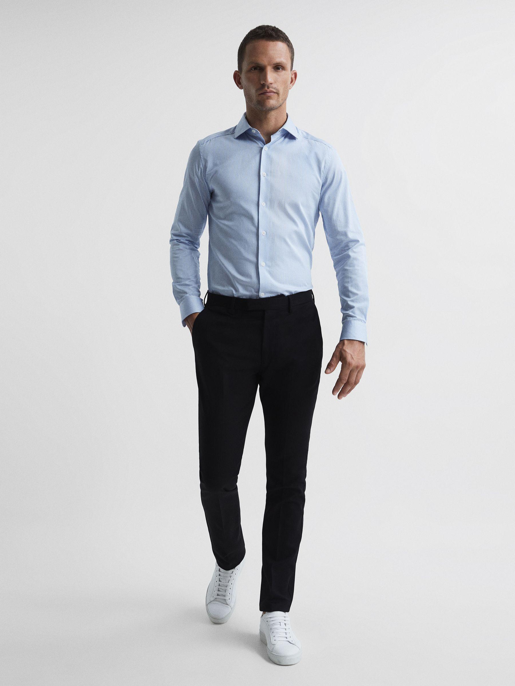 Slim Fit Chinos in Black Product Image