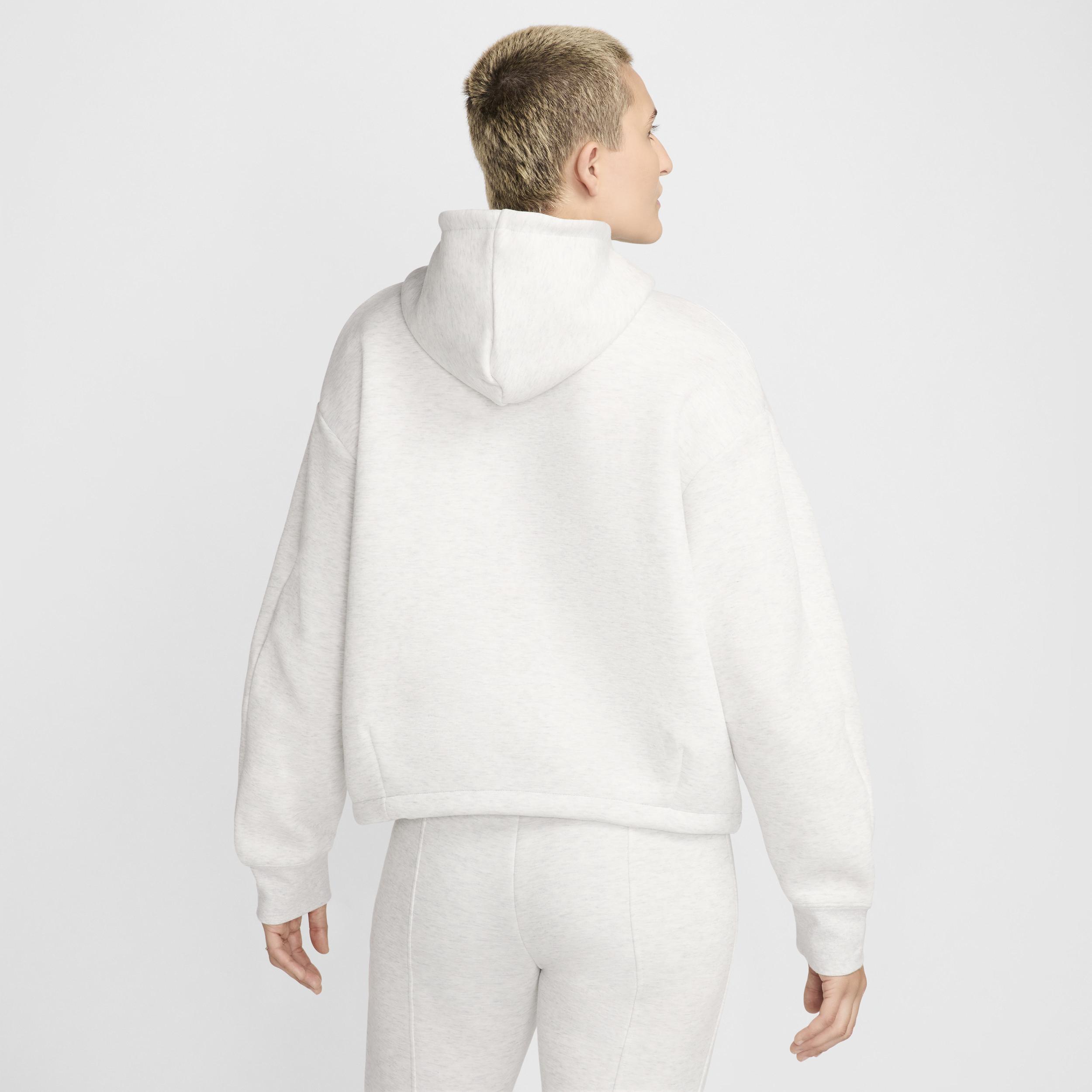 Womens Nike Sportswear Tech Fleece Oversized Hoodie | FV6322-013 Product Image