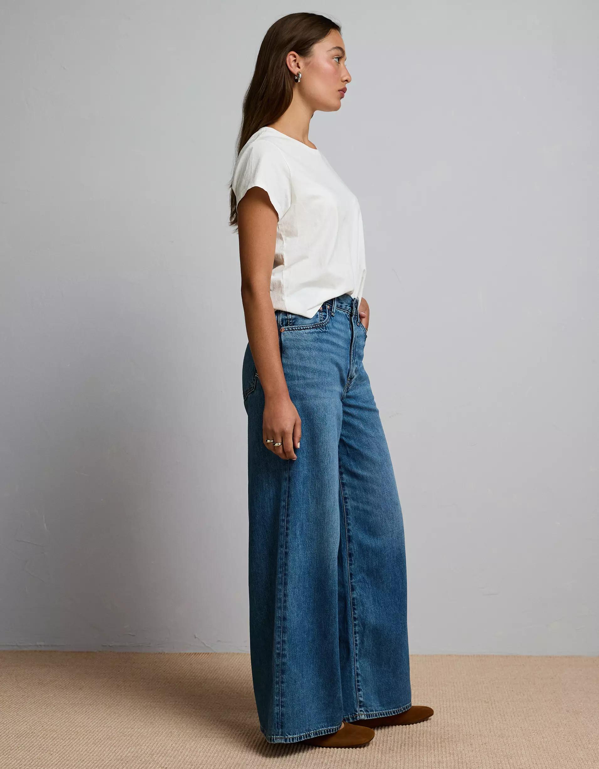 AE77 Premium Wide 5-Pocket Jean Product Image