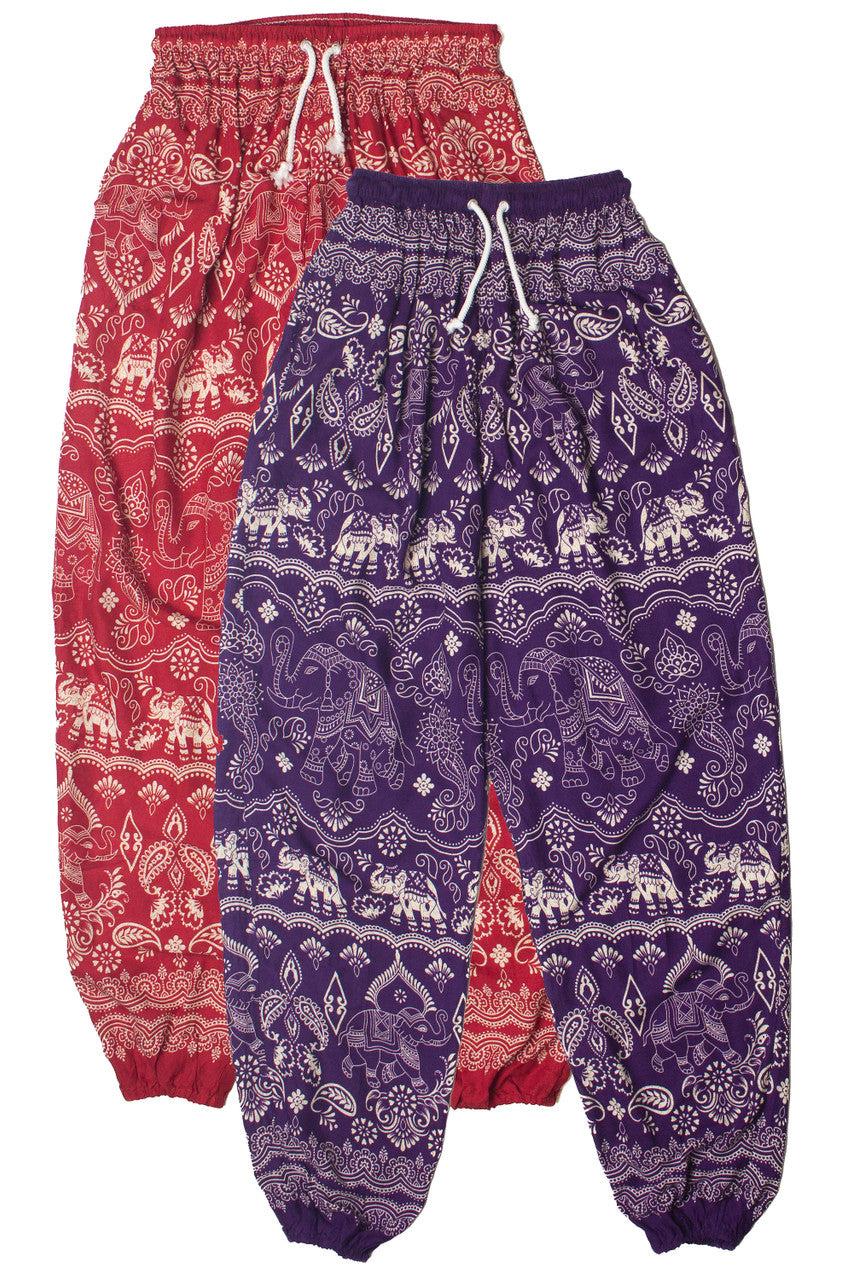Elephant Drawstring Pants Product Image