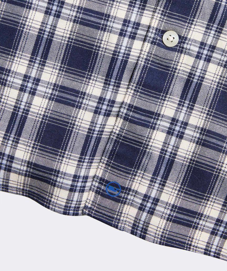 On-The-Go Brushed Twill Plaid Shirt Product Image