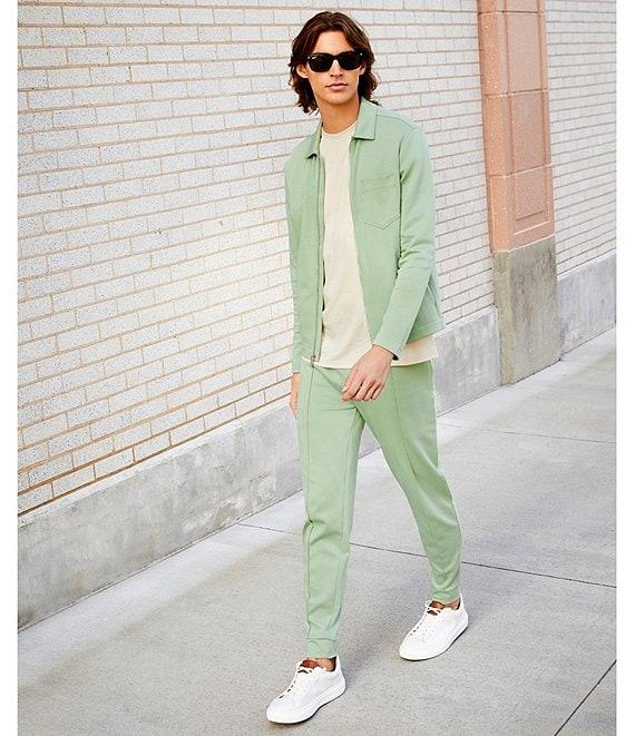 Murano Liquid Luxury Lucas Fit Solid Pintuck Pants Product Image