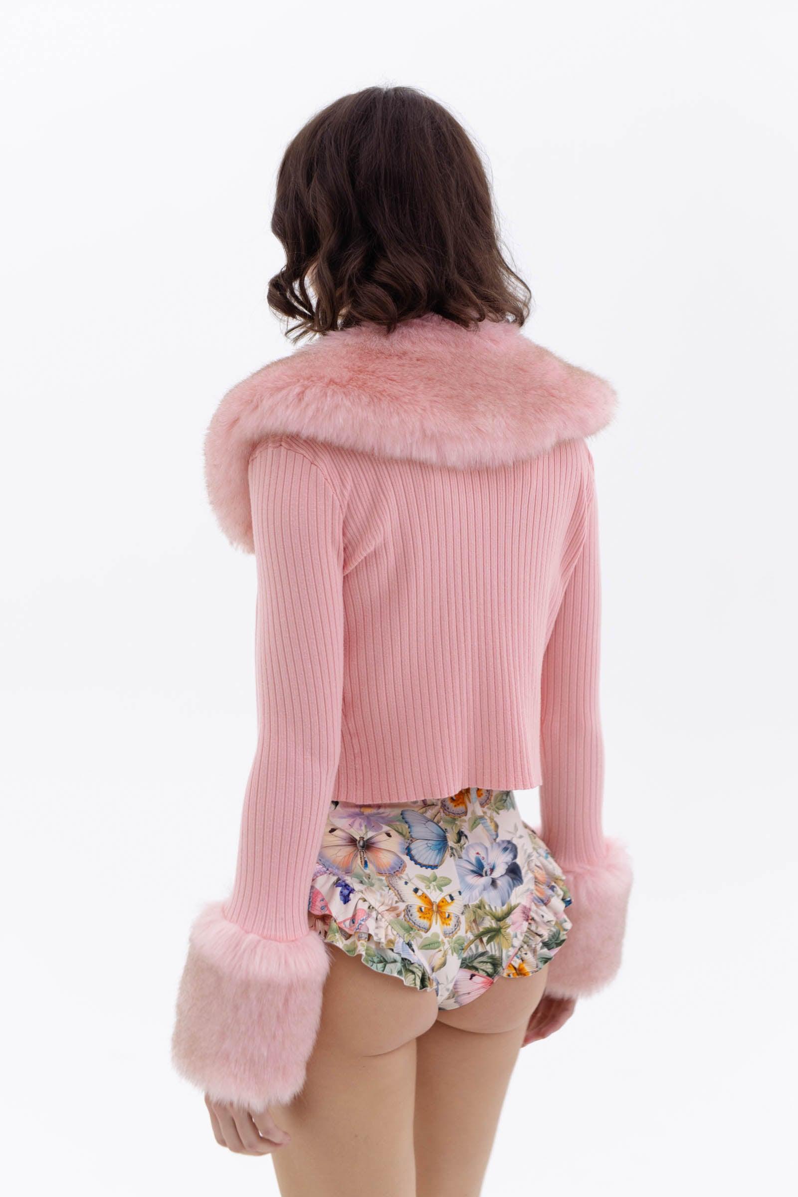 The Peach Skin Ice Skate Home Cardi Product Image