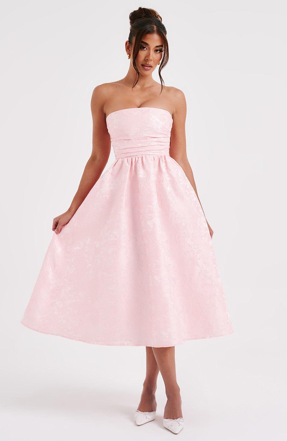 Saoirse Midi Dress - Blush Product Image