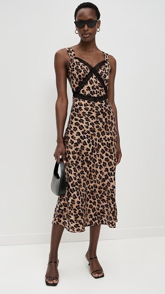 BARDOT Emory Printed Satin Slip Dress | Shopbop Product Image