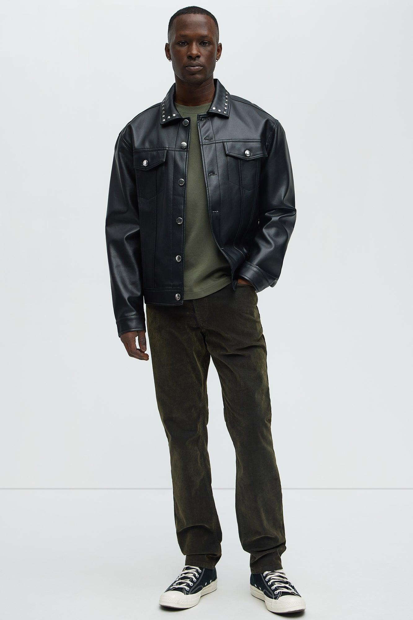 What The Flock Slim Jeans - Olive Product Image