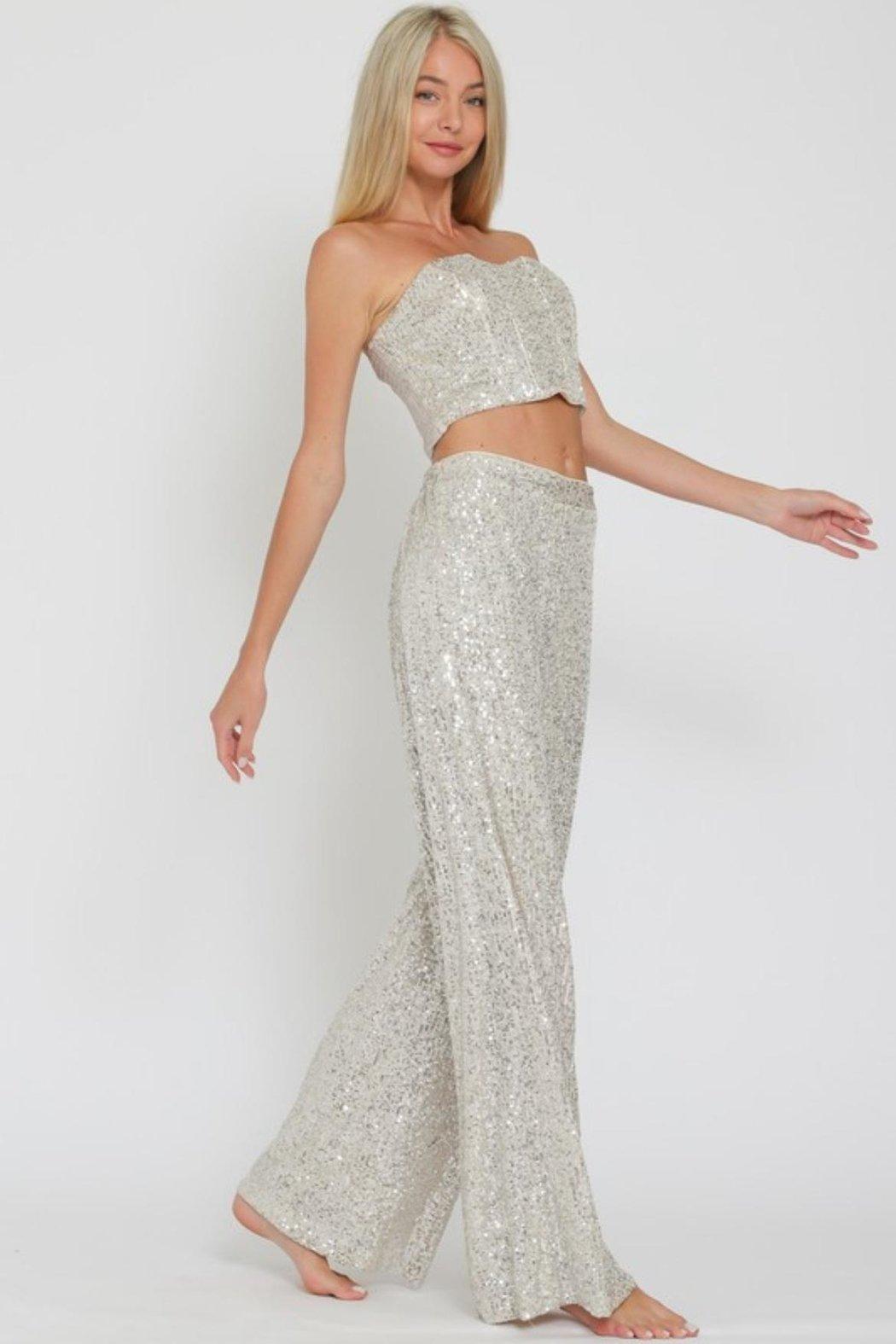 Sequin Pants Set Product Image