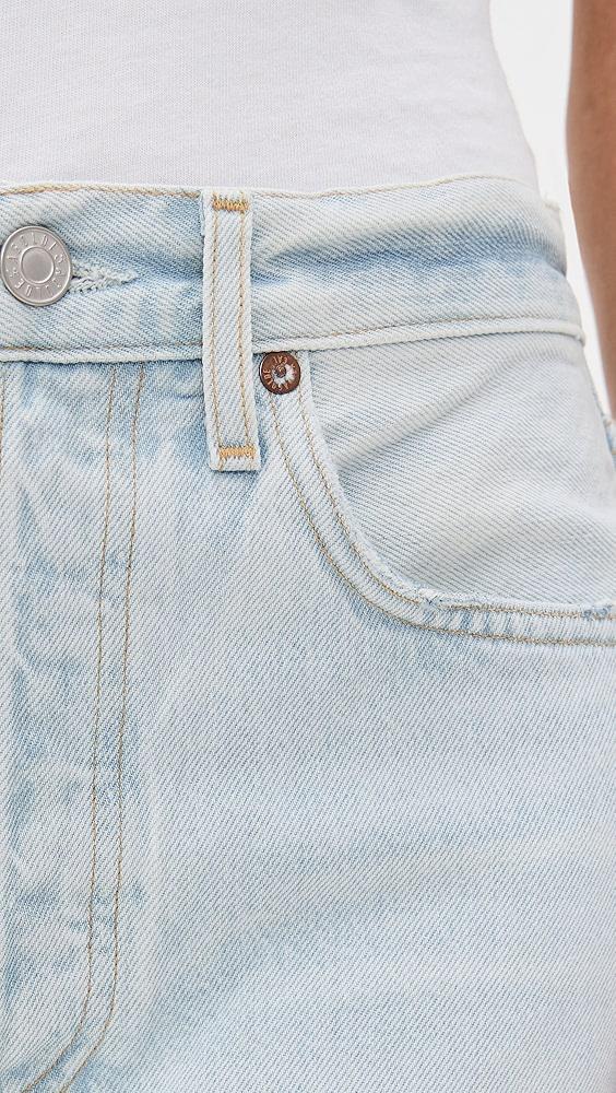 AGOLDE 90's Crop Mid Rise Loose Straight Jeans | Shopbop Product Image