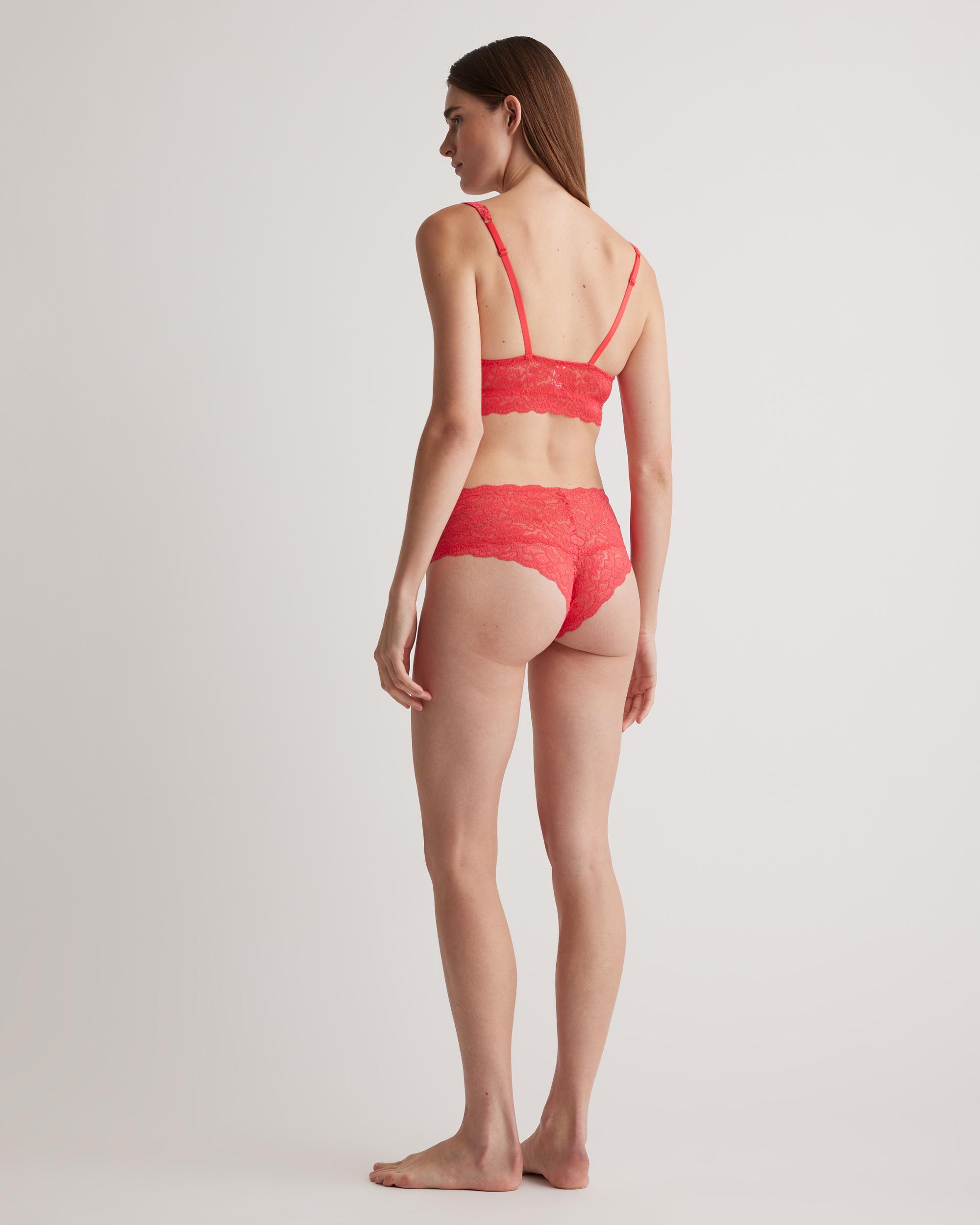 Quince | Women's Stretch Lace Sweetheart Bralette Size XS, Nylon/Spandex Product Image