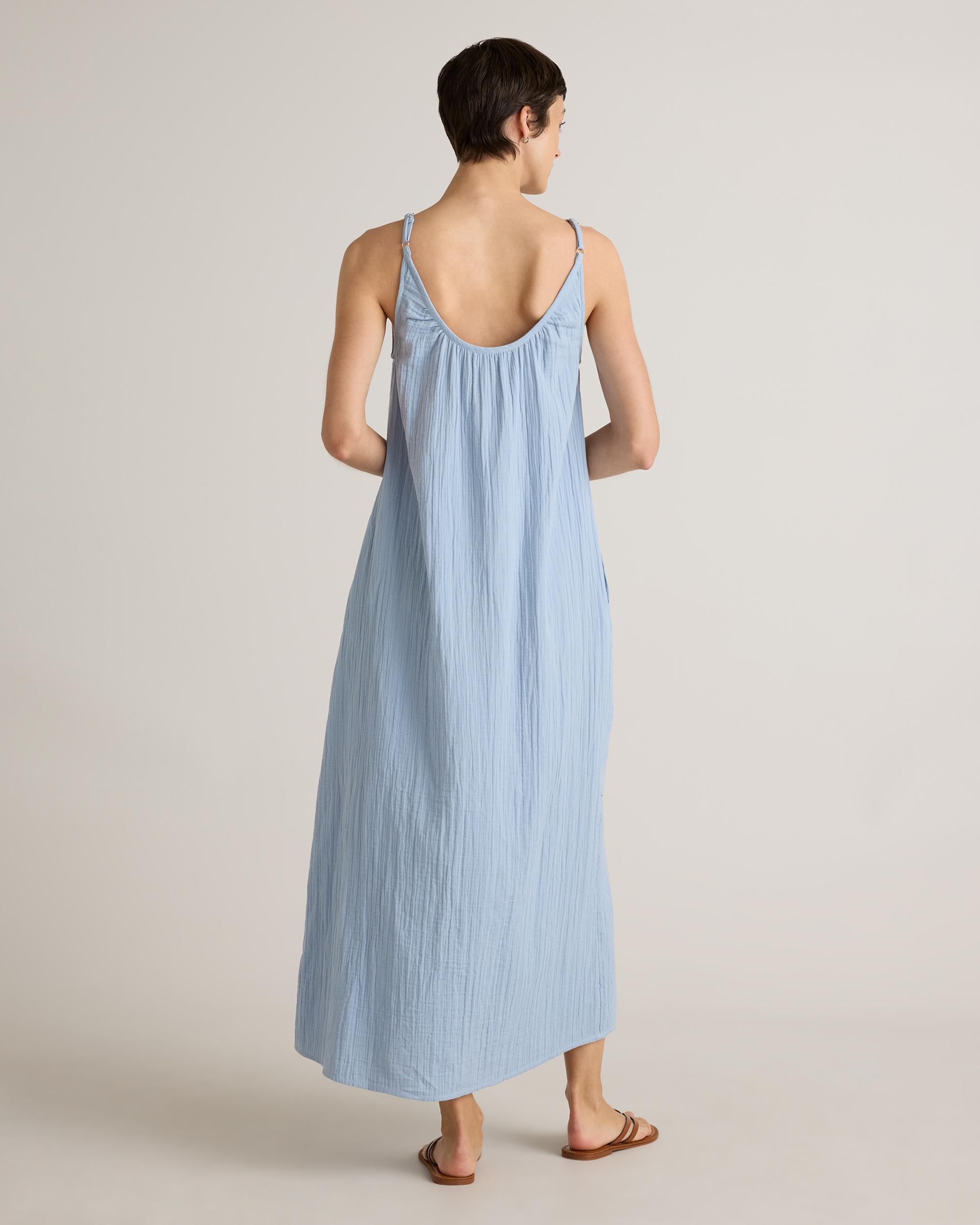 Quince | Women's Gauze Sleeveless Maxi Dress Size XL, Organic Cotton Product Image