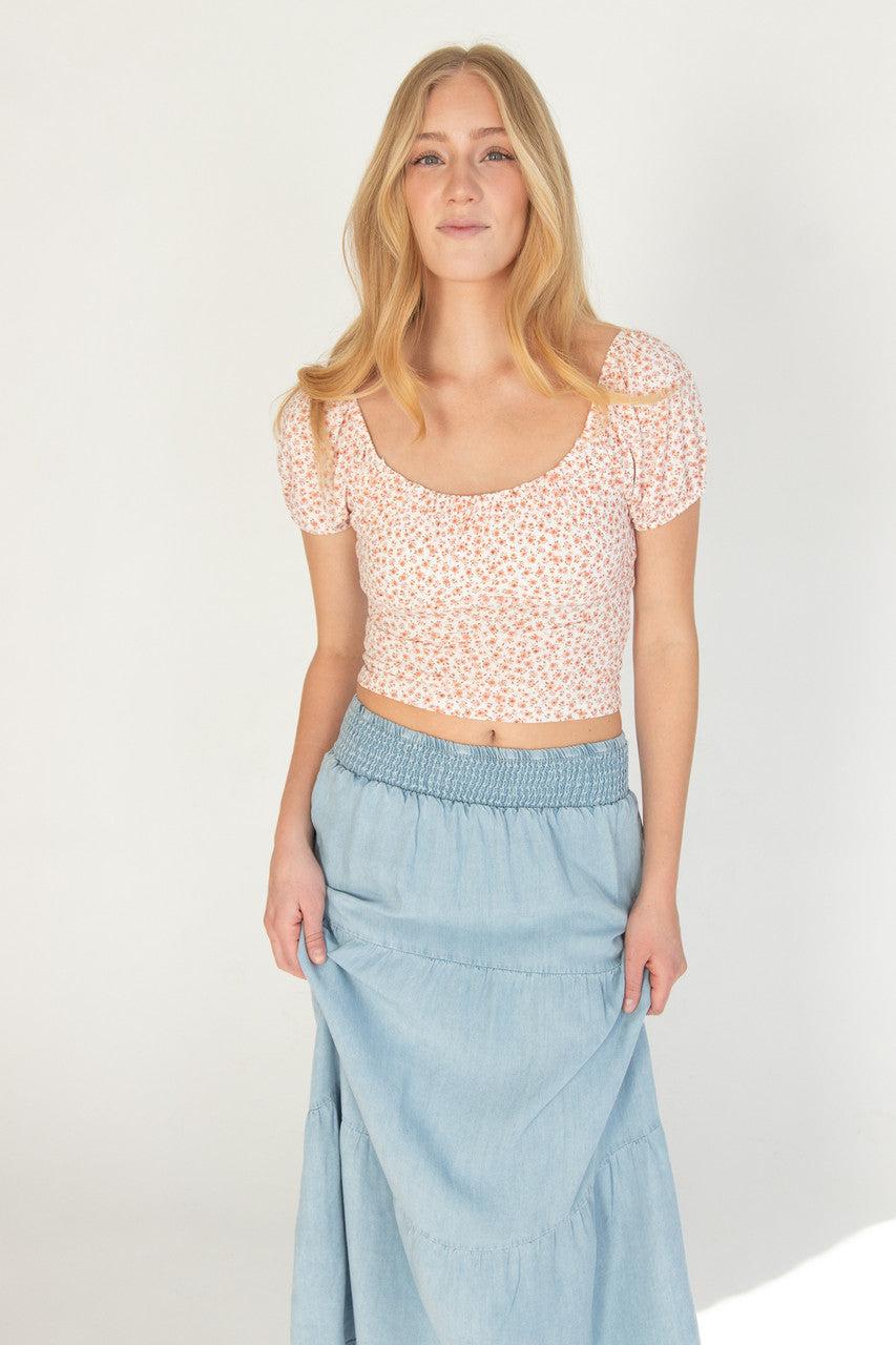 Ditsy Floral Milkmaid Top Product Image